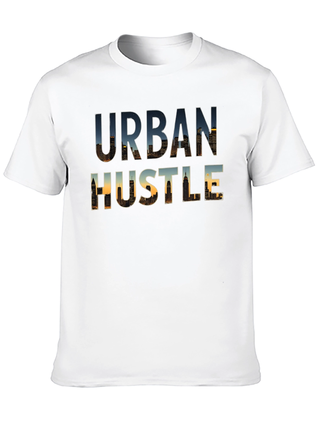 Urban Hustle T-Shirt - Cityscape Design