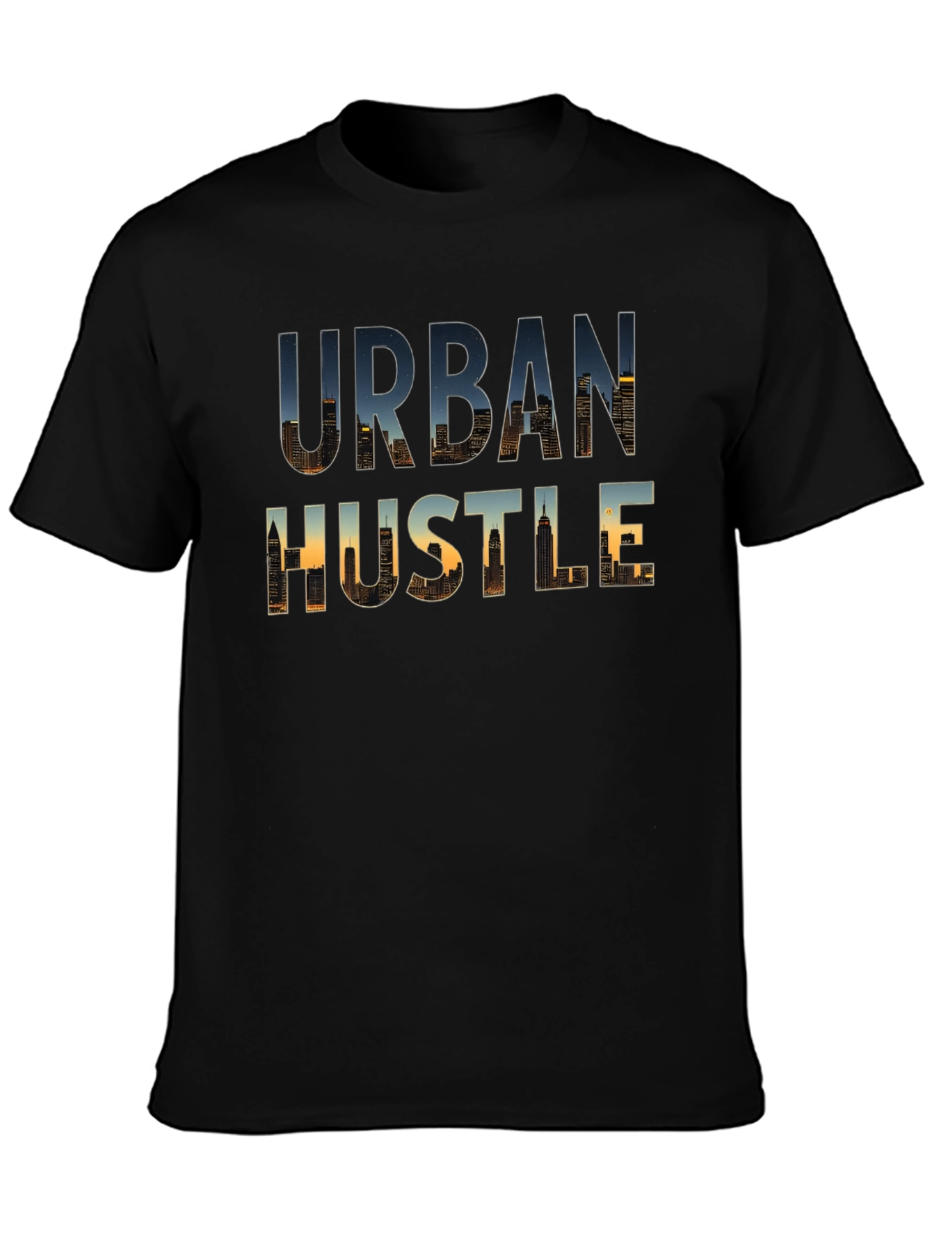 Urban Hustle T-Shirt - Cityscape Design