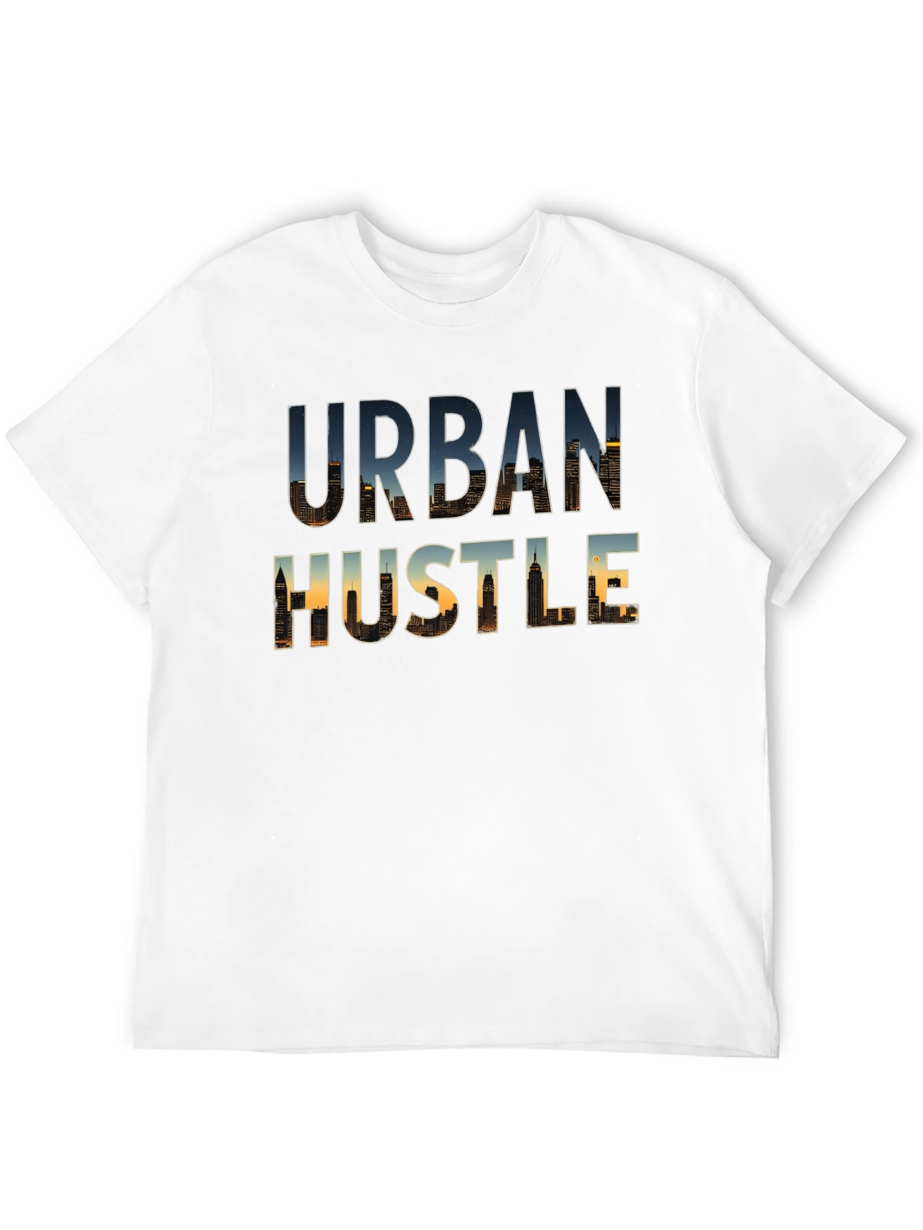 Urban Hustle T-Shirt - Cityscape Design