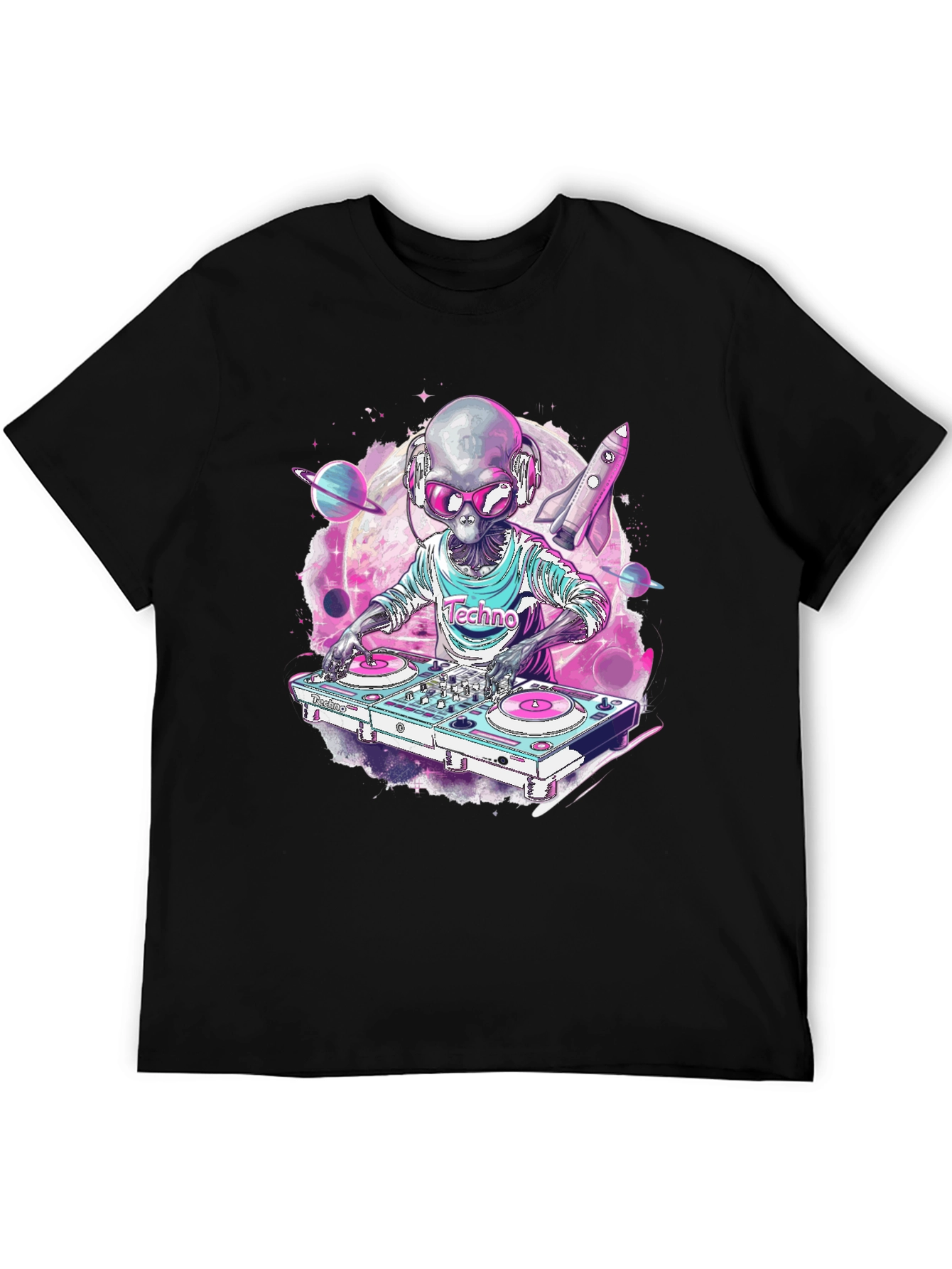 DJ Alien T-Shirt - Techno Space Music