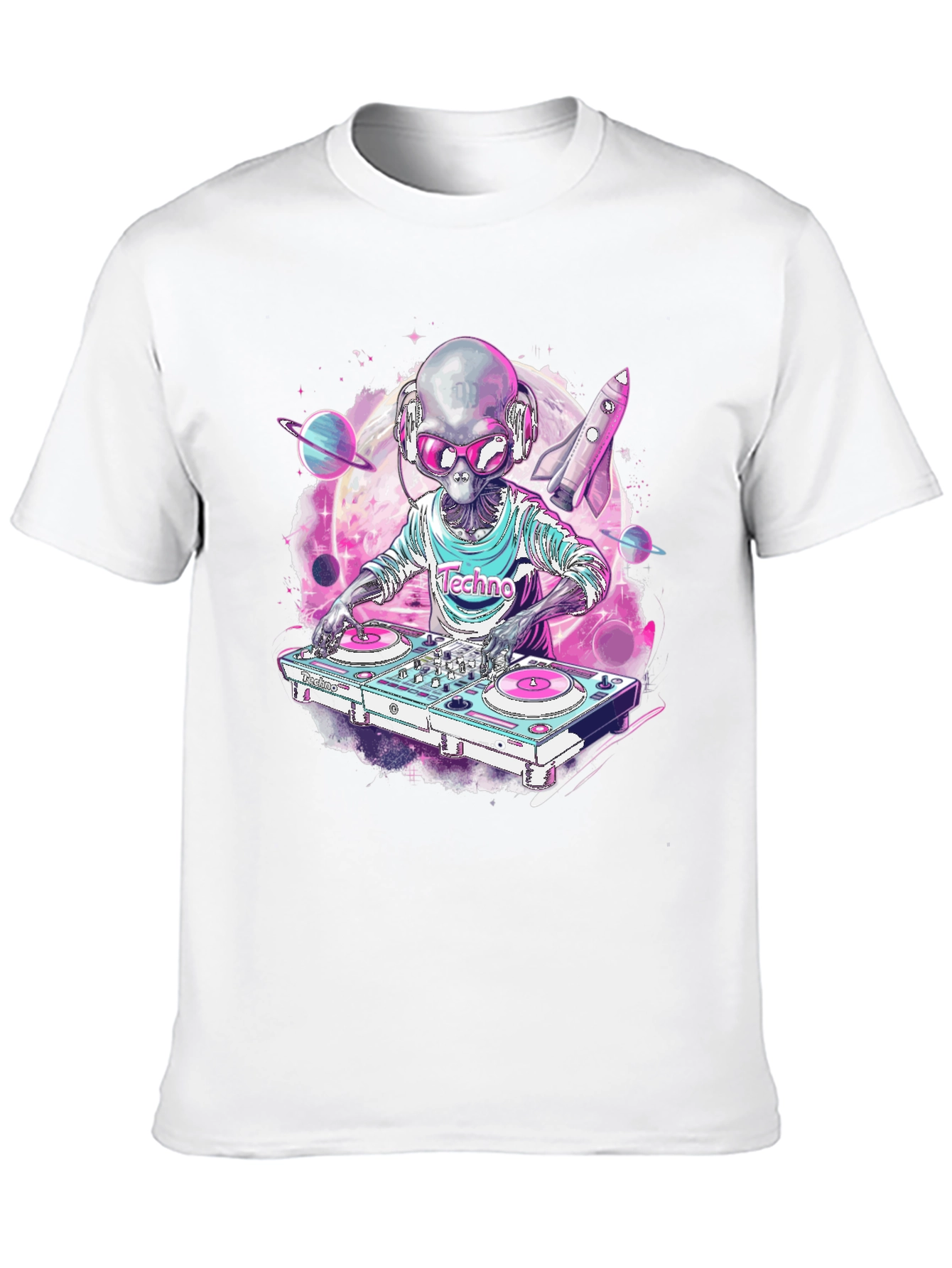 DJ Alien T-Shirt - Techno Space Music