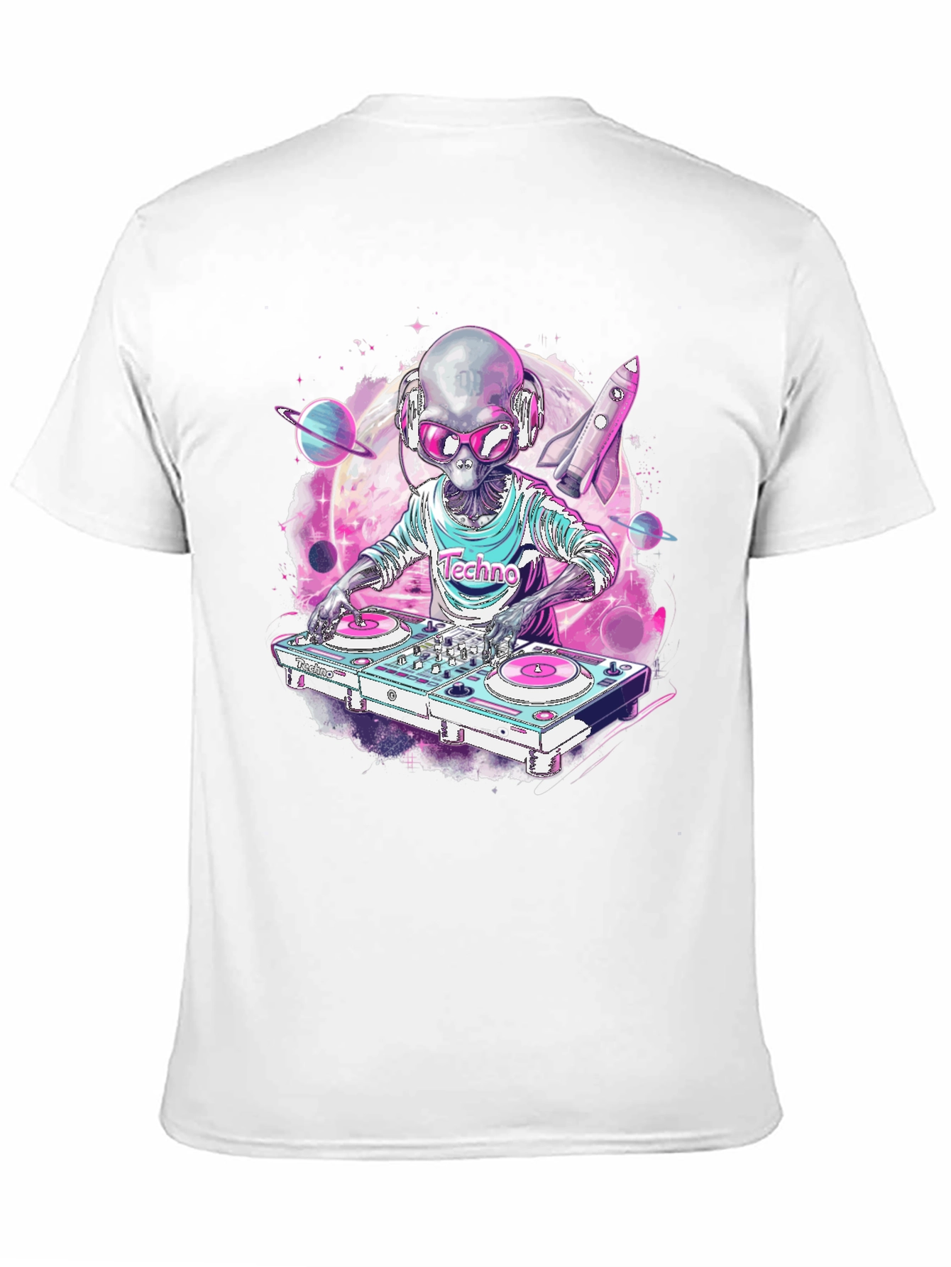 DJ Alien T-Shirt - Techno Space Music