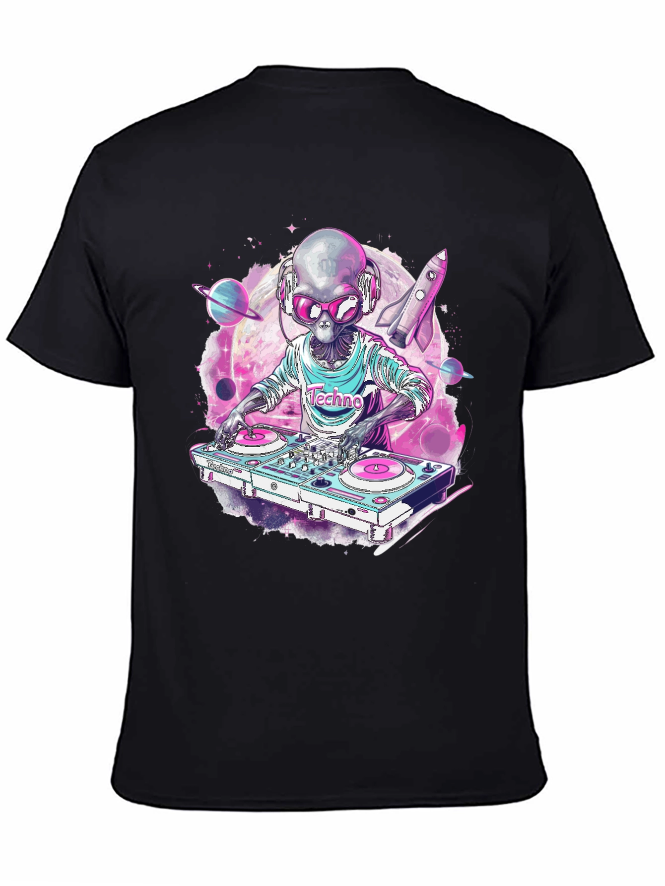 DJ Alien T-Shirt - Techno Space Music