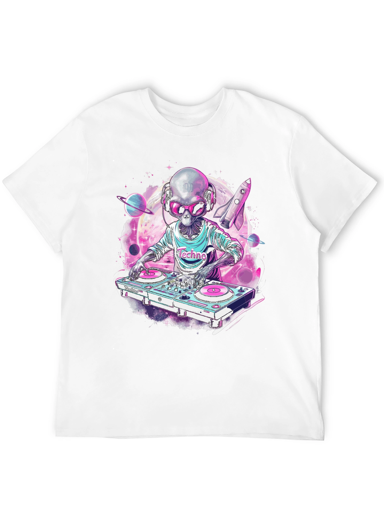 DJ Alien T-Shirt - Techno Space Music