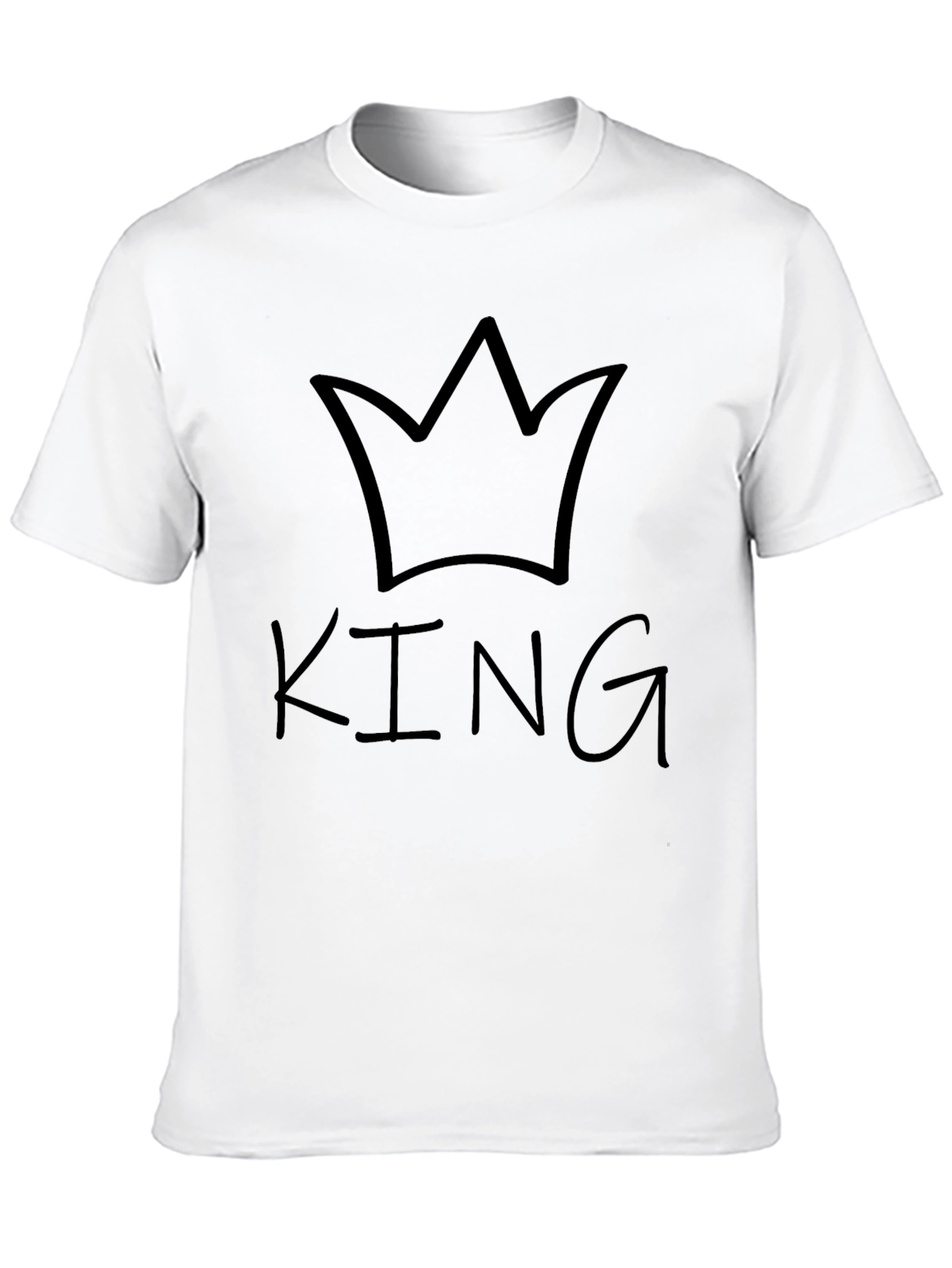 King Crown Black Graphic Tee
