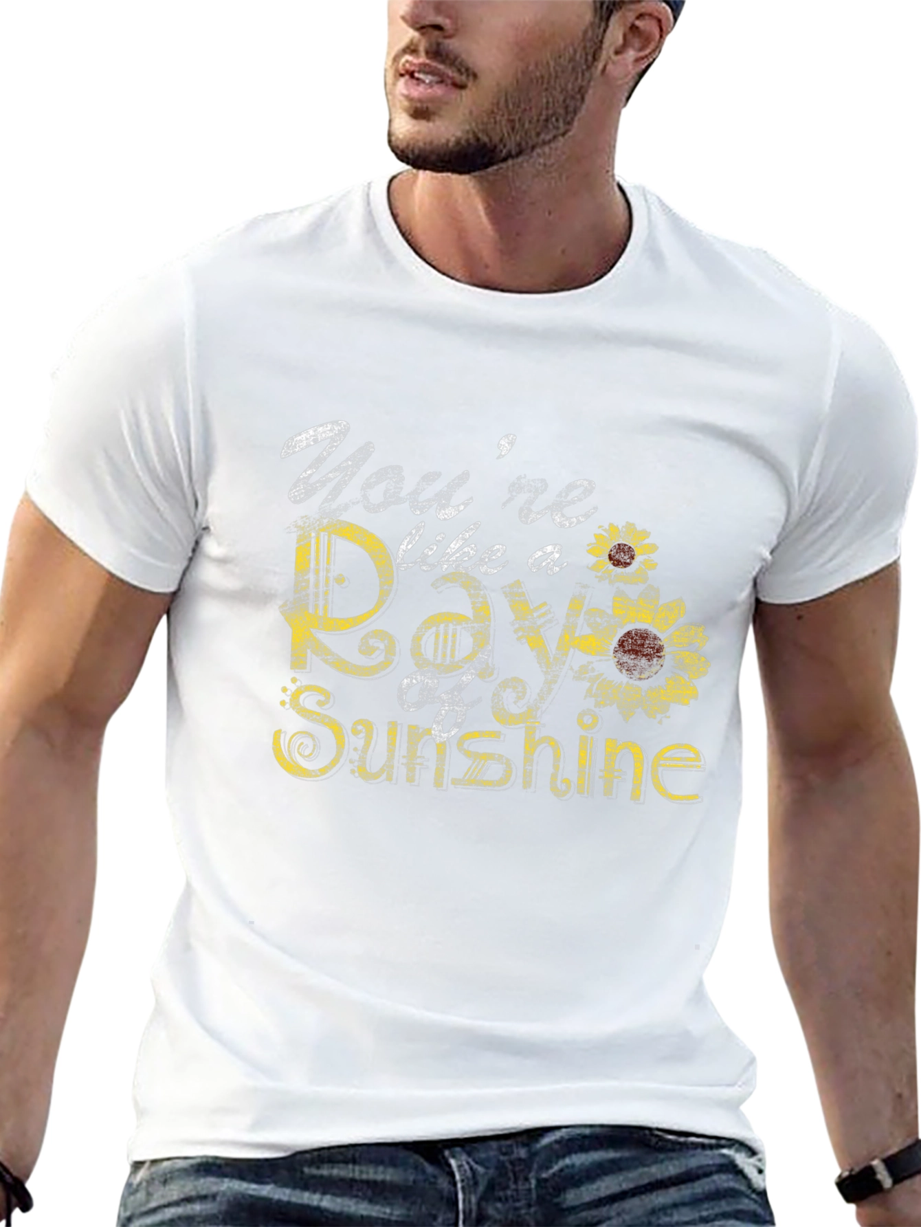 Youre Like a Ray of Sunshine Sunflower Graphic Tee