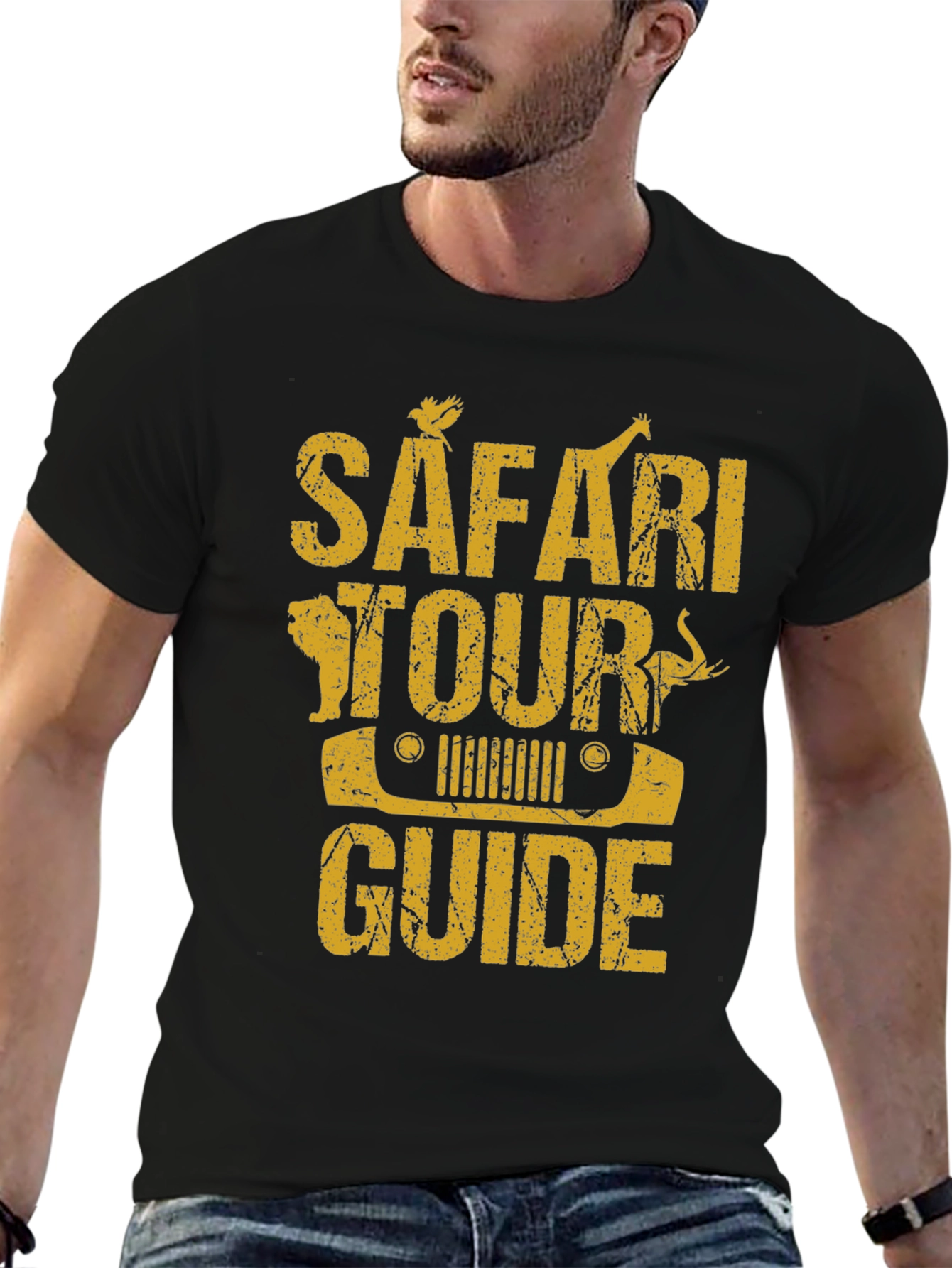 Safari Tour Guide Graphic T-Shirt