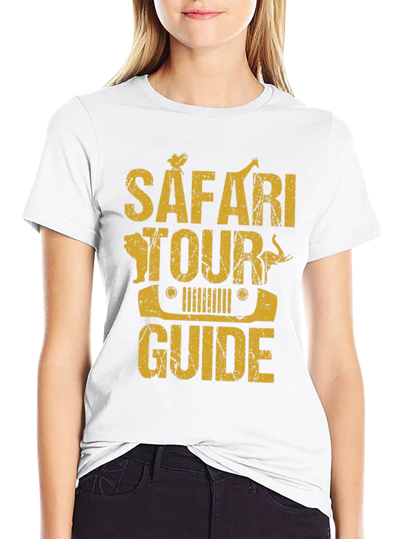 Safari Tour Guide Graphic T-Shirt