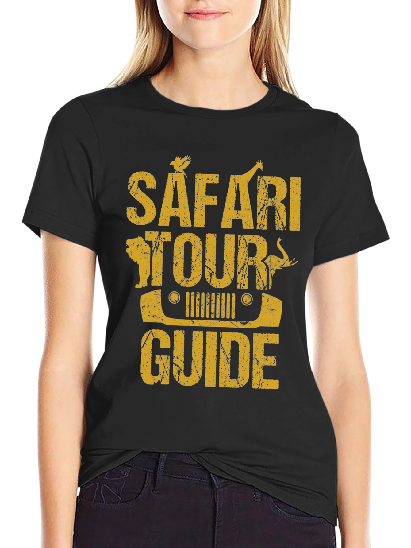 Safari Tour Guide Graphic T-Shirt