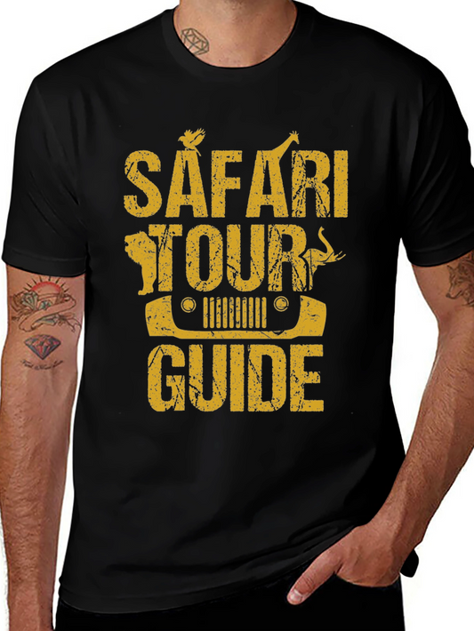 Safari Tour Guide Graphic T-Shirt