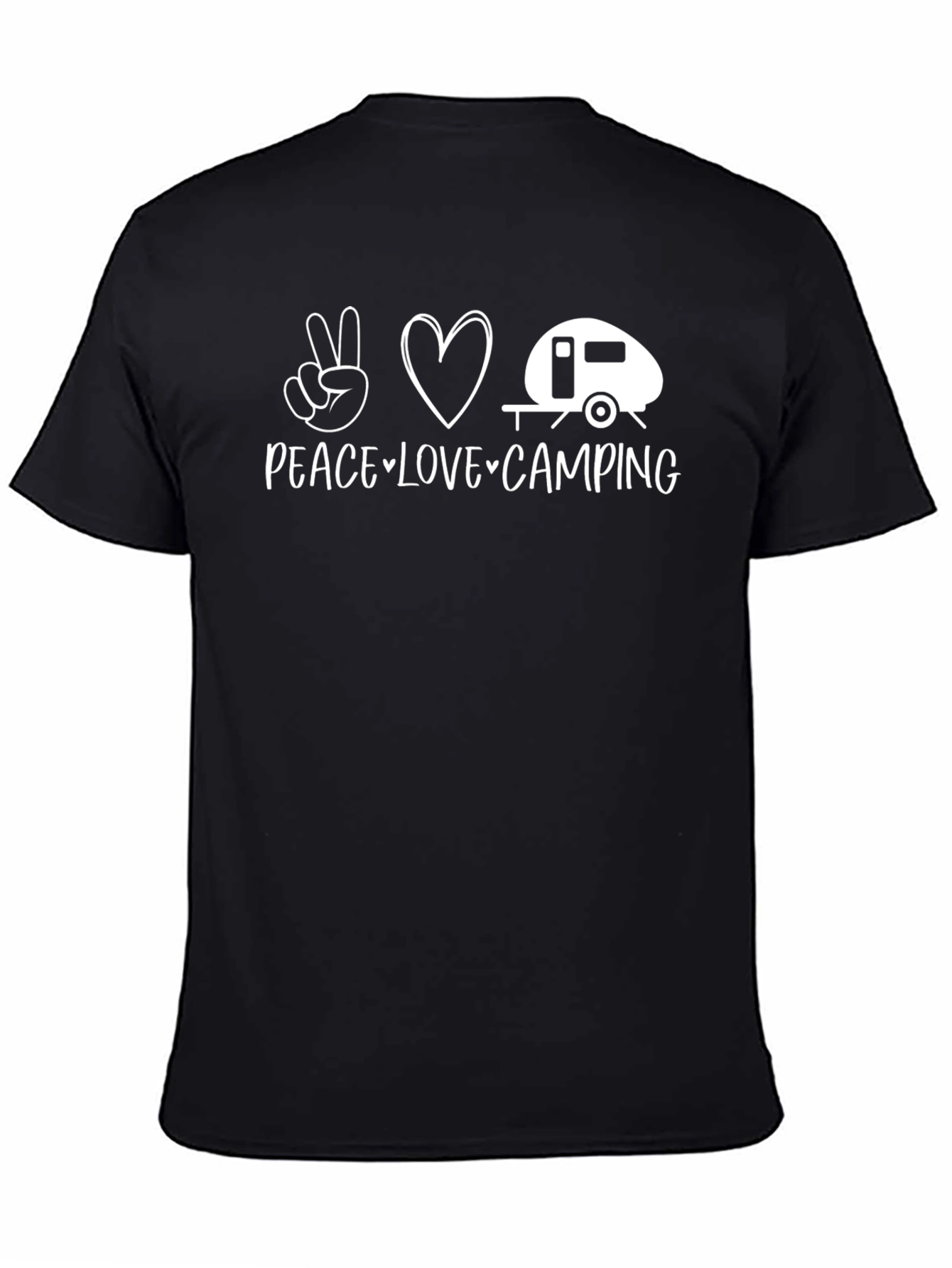Peace Love Camping Graphic T-Shirt
