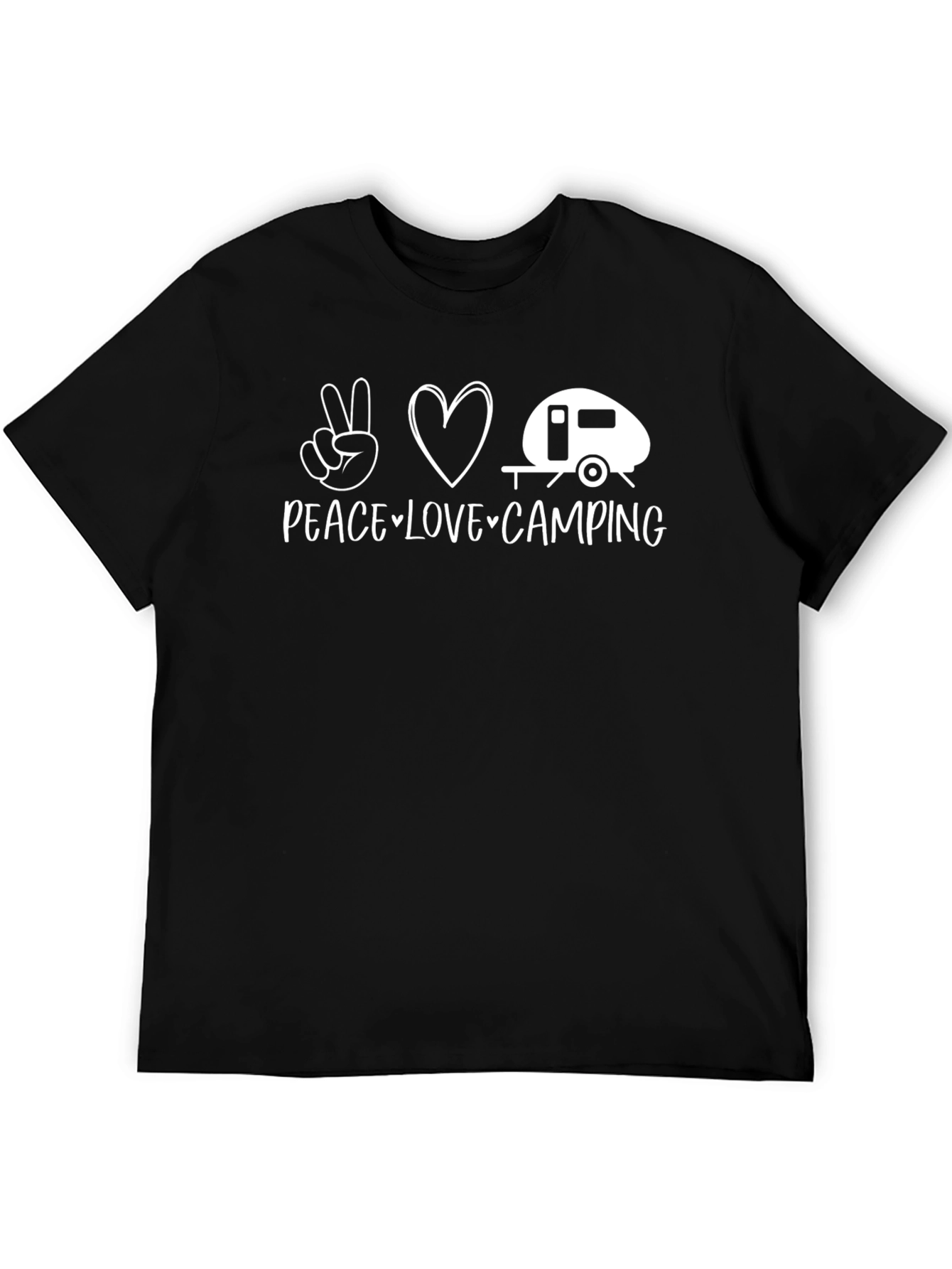 Peace Love Camping Graphic T-Shirt
