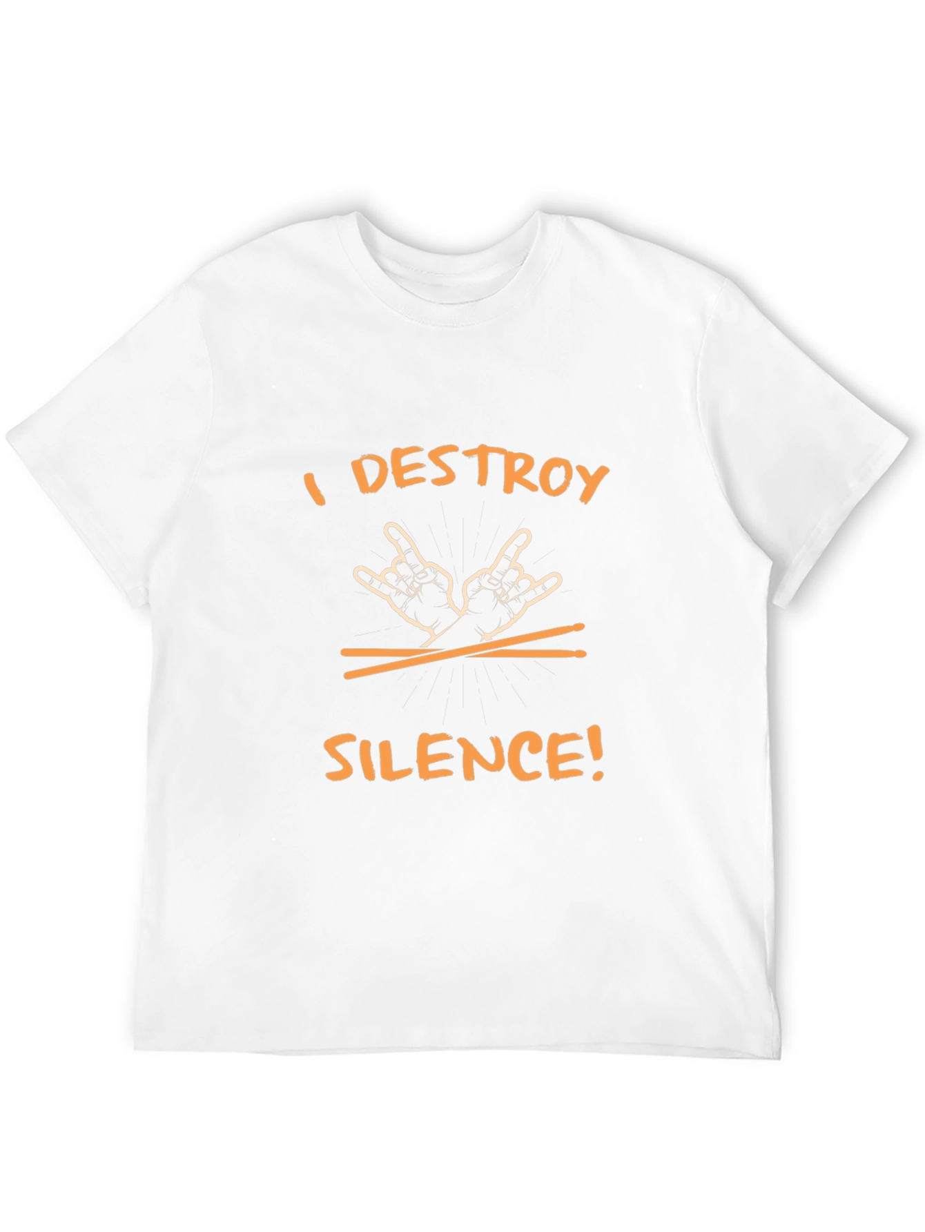 I Destroy Silence Rocker T-Shirt