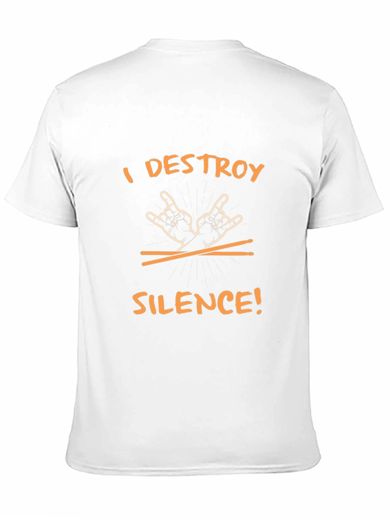 I Destroy Silence Rocker T-Shirt