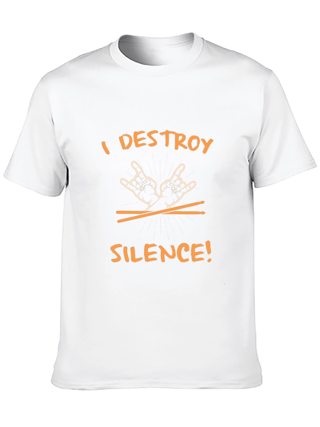 I Destroy Silence Rocker T-Shirt