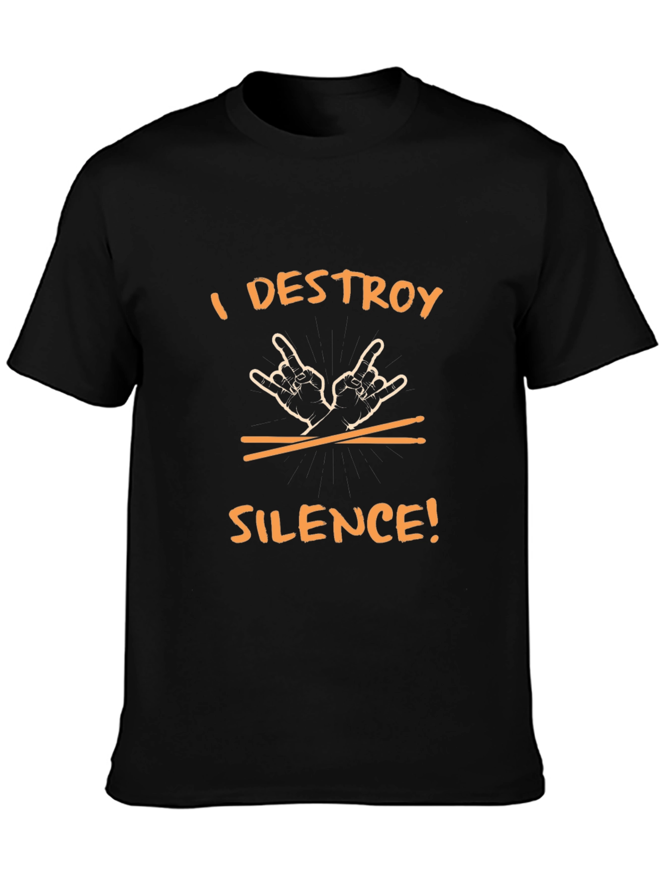 I Destroy Silence Rocker T-Shirt
