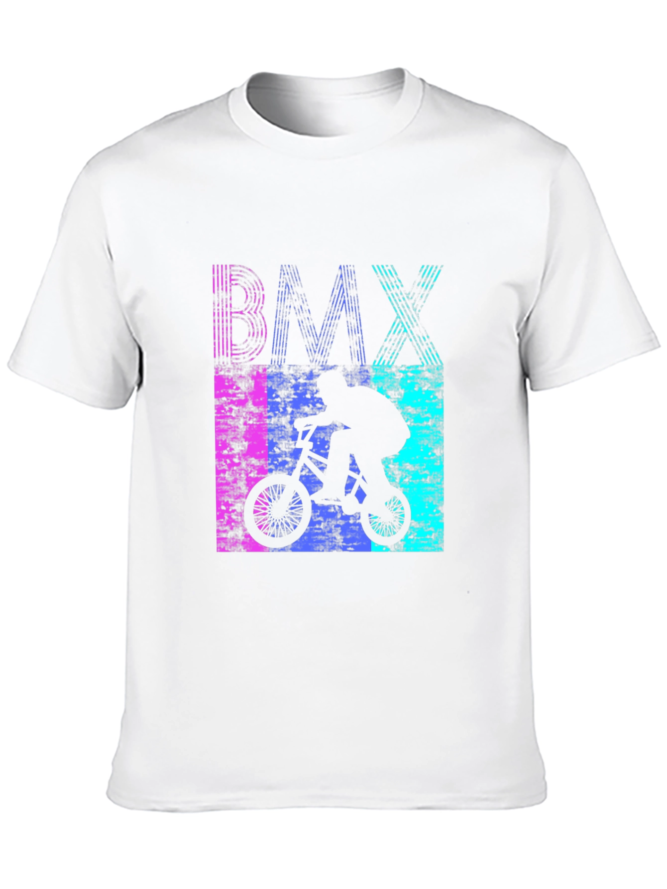 Retro BMX Rider Graphic Tee - Black