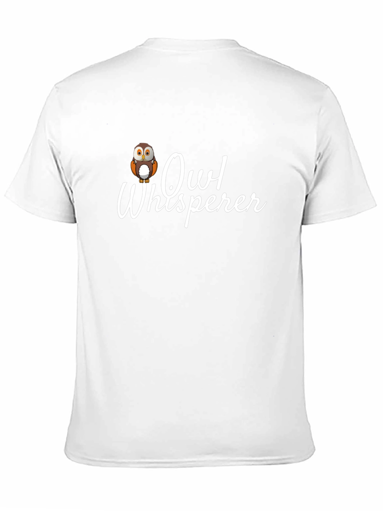 Owl Whisperer Graphic Tee - Black Cotton T-Shirt