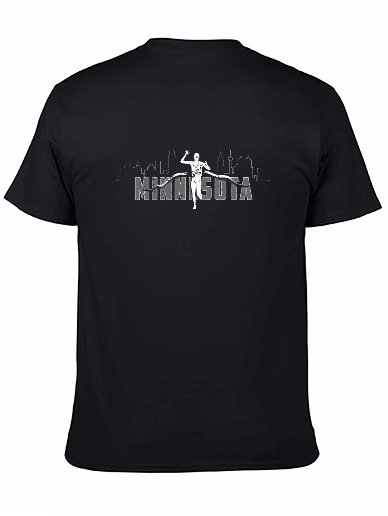 Minnesota Runner Graphic T-Shirt - Black