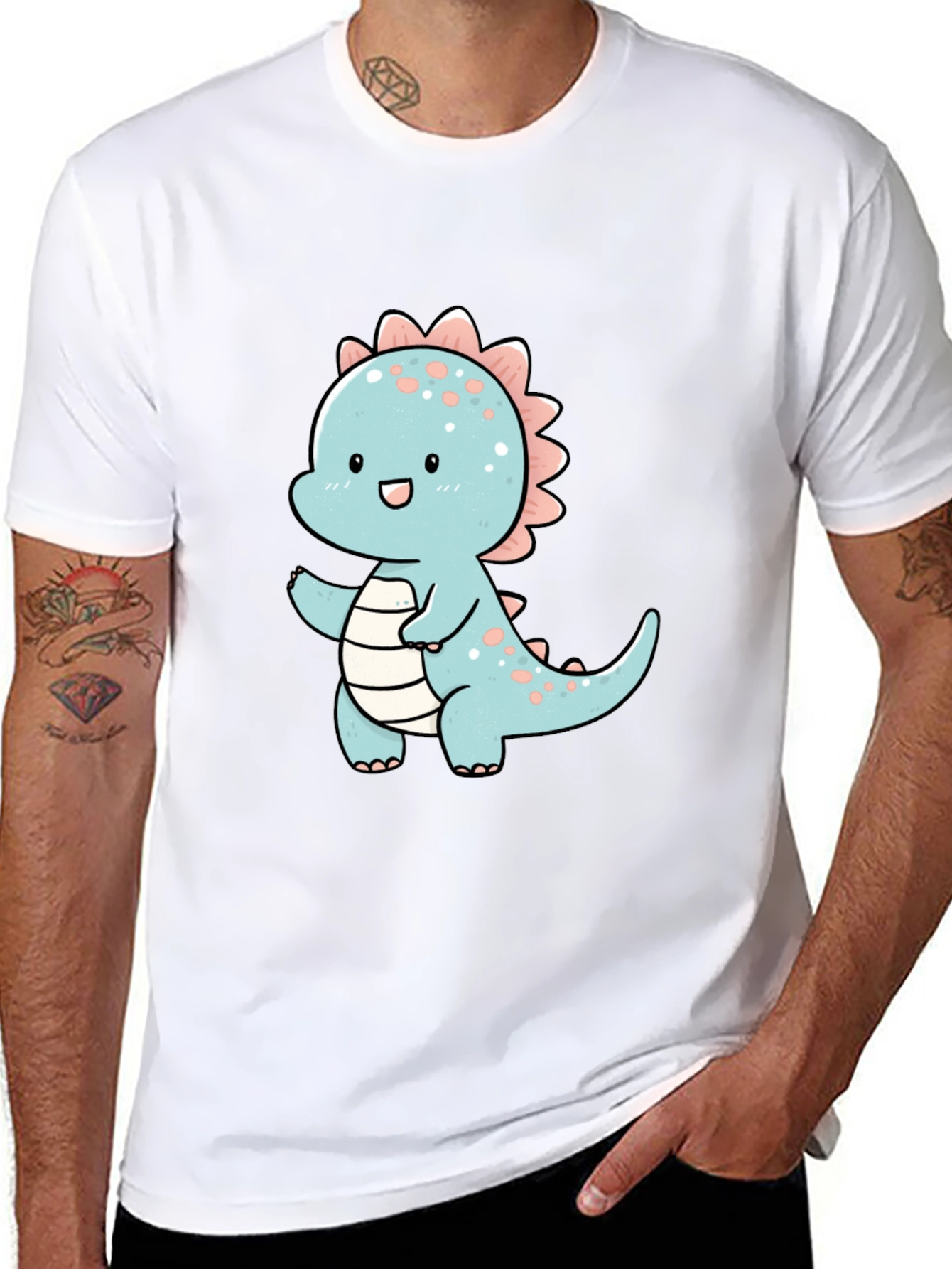 Cute Cartoon Dinosaur T-Shirt