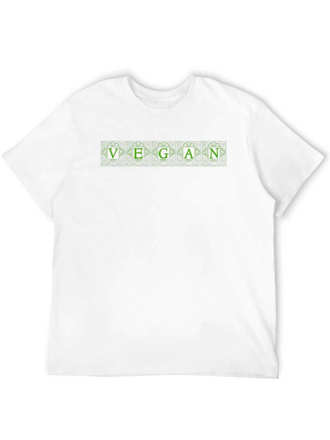 Vegan Graphic T-Shirt - Black Cotton Tee