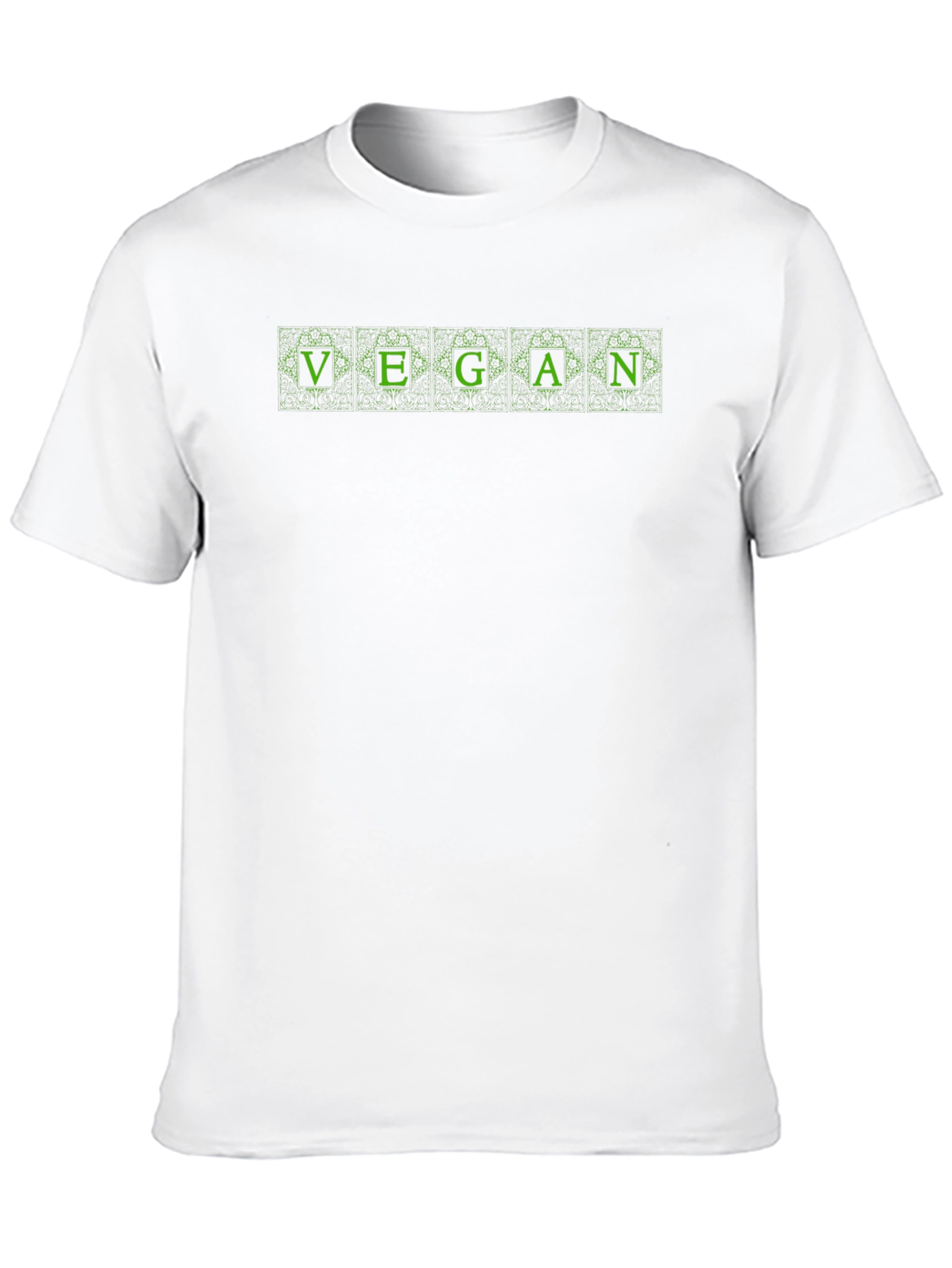 Vegan Graphic T-Shirt - Black Cotton Tee