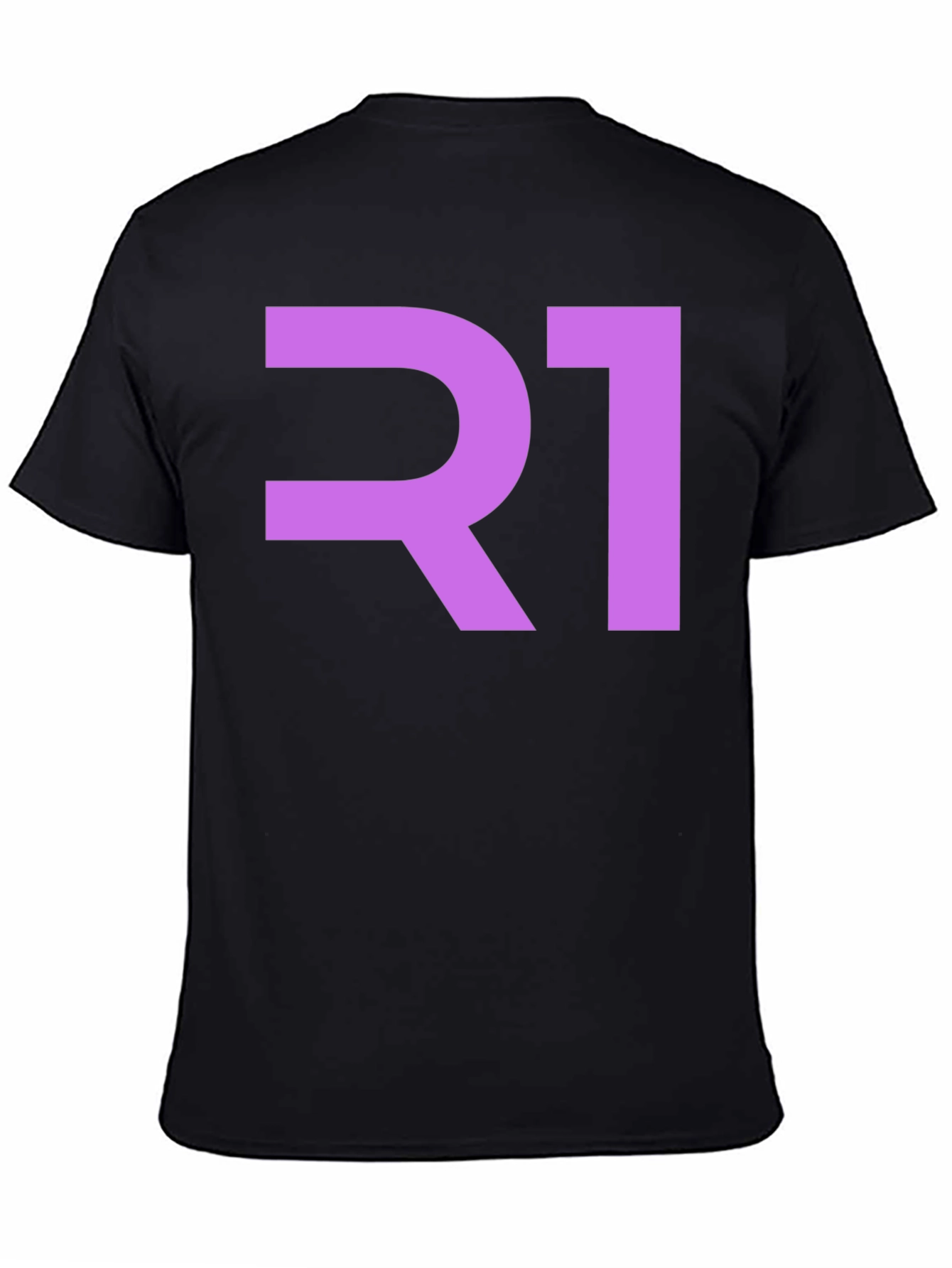 Bold R1 Graphic Tee - Modern Black T-Shirt
