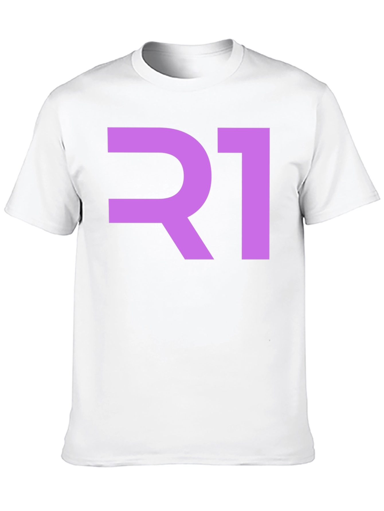 Bold R1 Graphic Tee - Modern Black T-Shirt