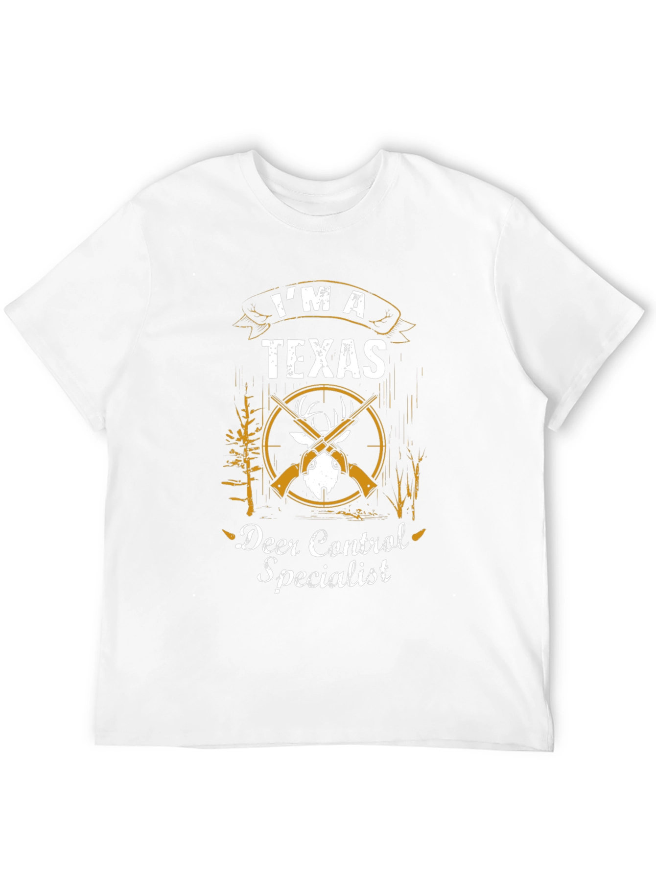 Texas Deer Control Specialist Graphic T-Shirt