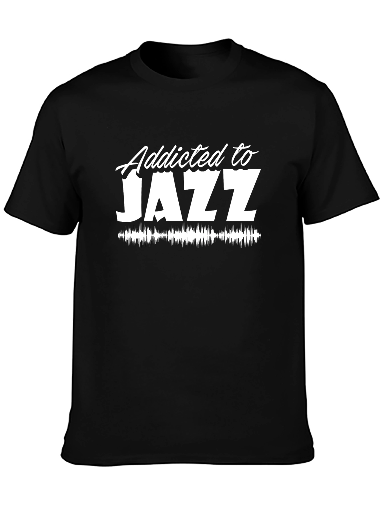 Addicted to Jazz Black T-Shirt