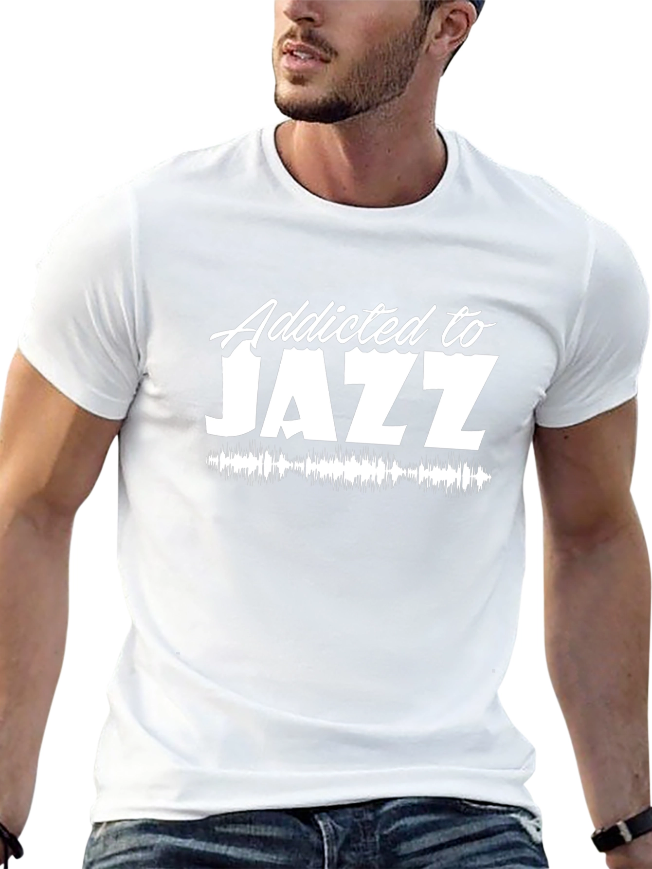 Addicted to Jazz Black T-Shirt