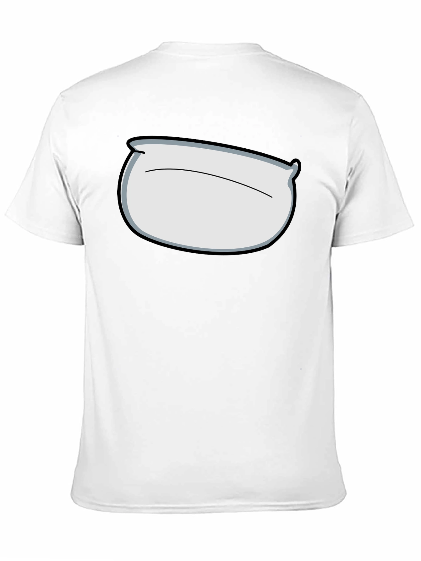 Pillow Head Graphic Tee - Black Cotton Comfort