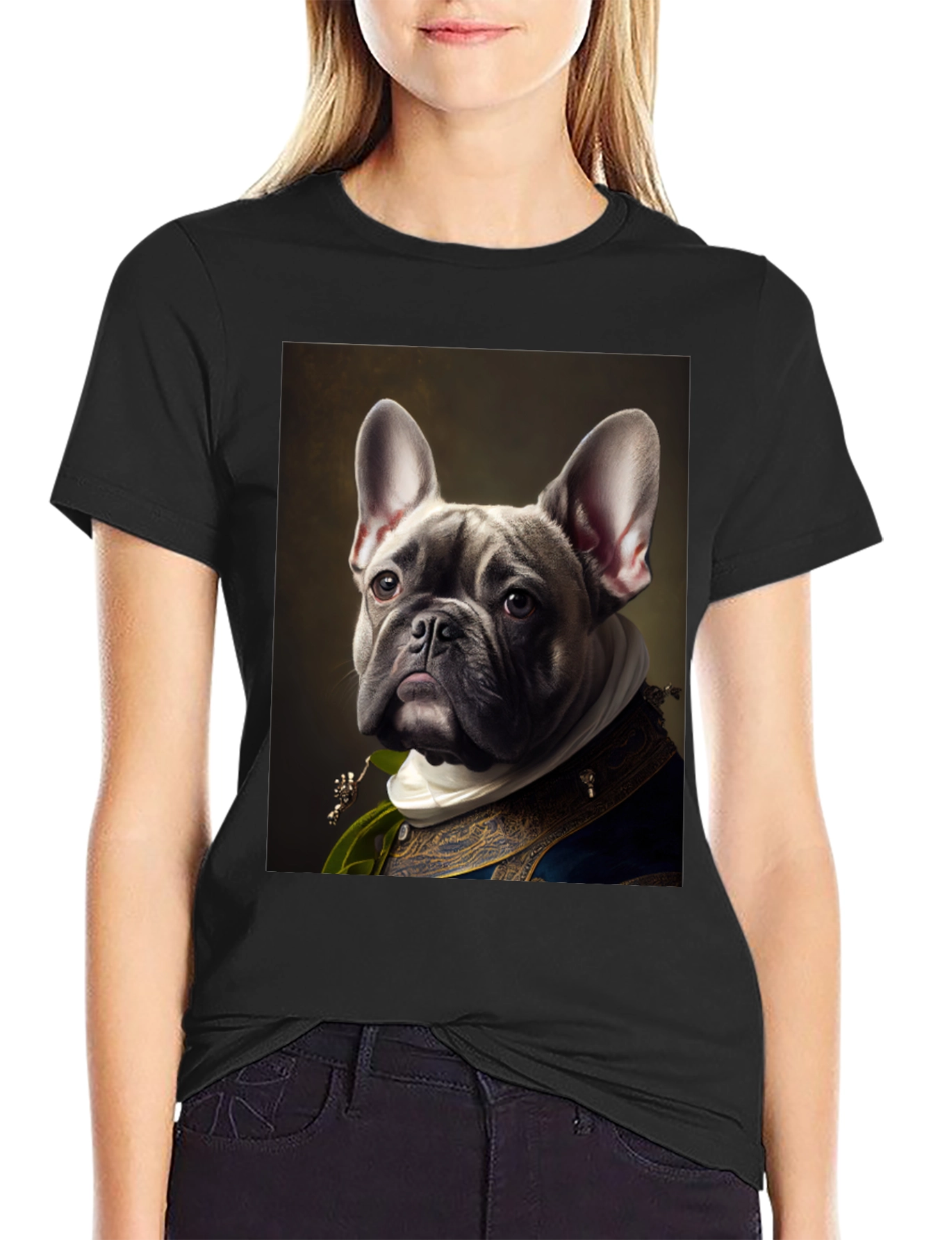 Royal French Bulldog Portrait Tee