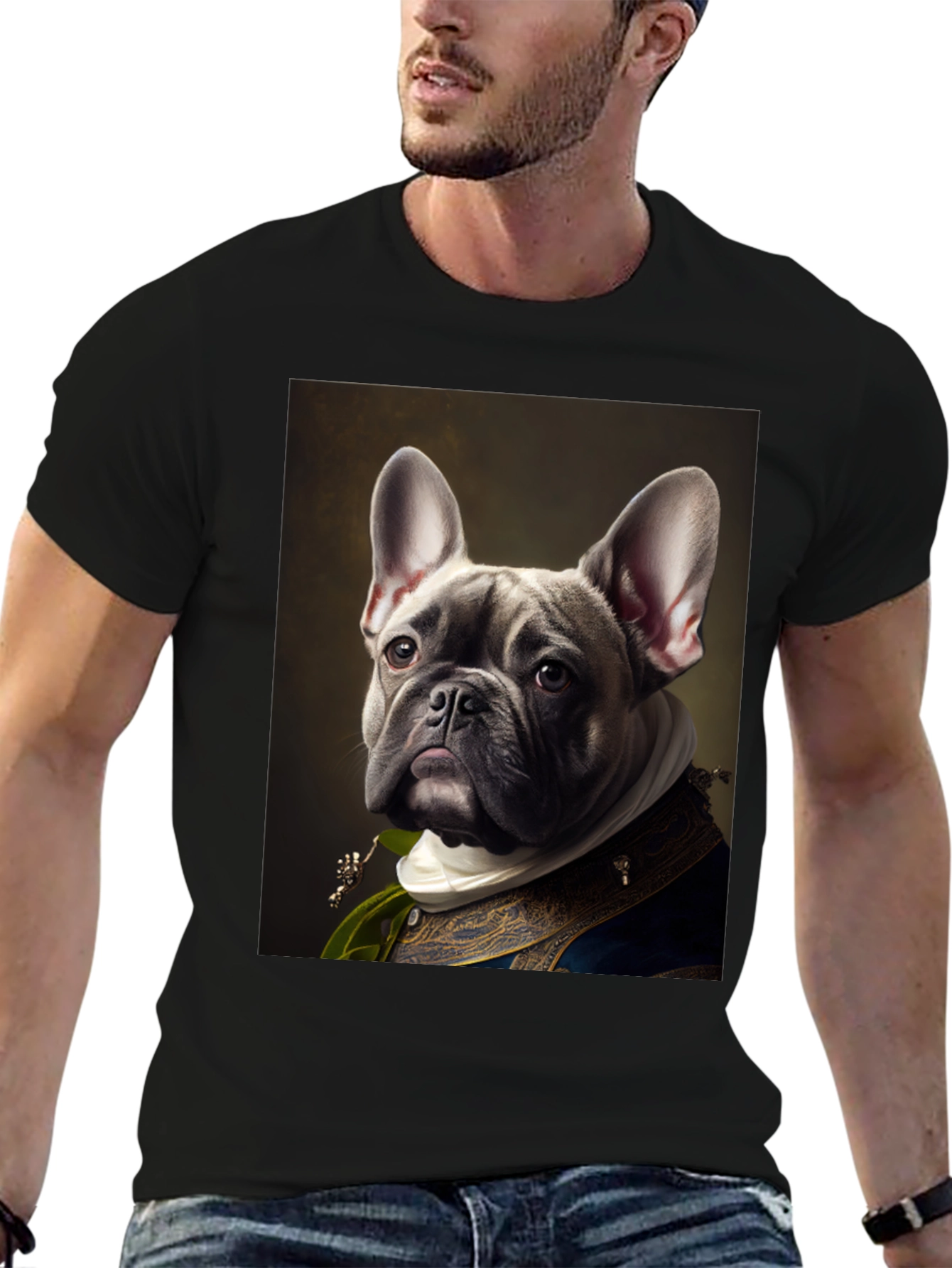 Royal French Bulldog Portrait Tee