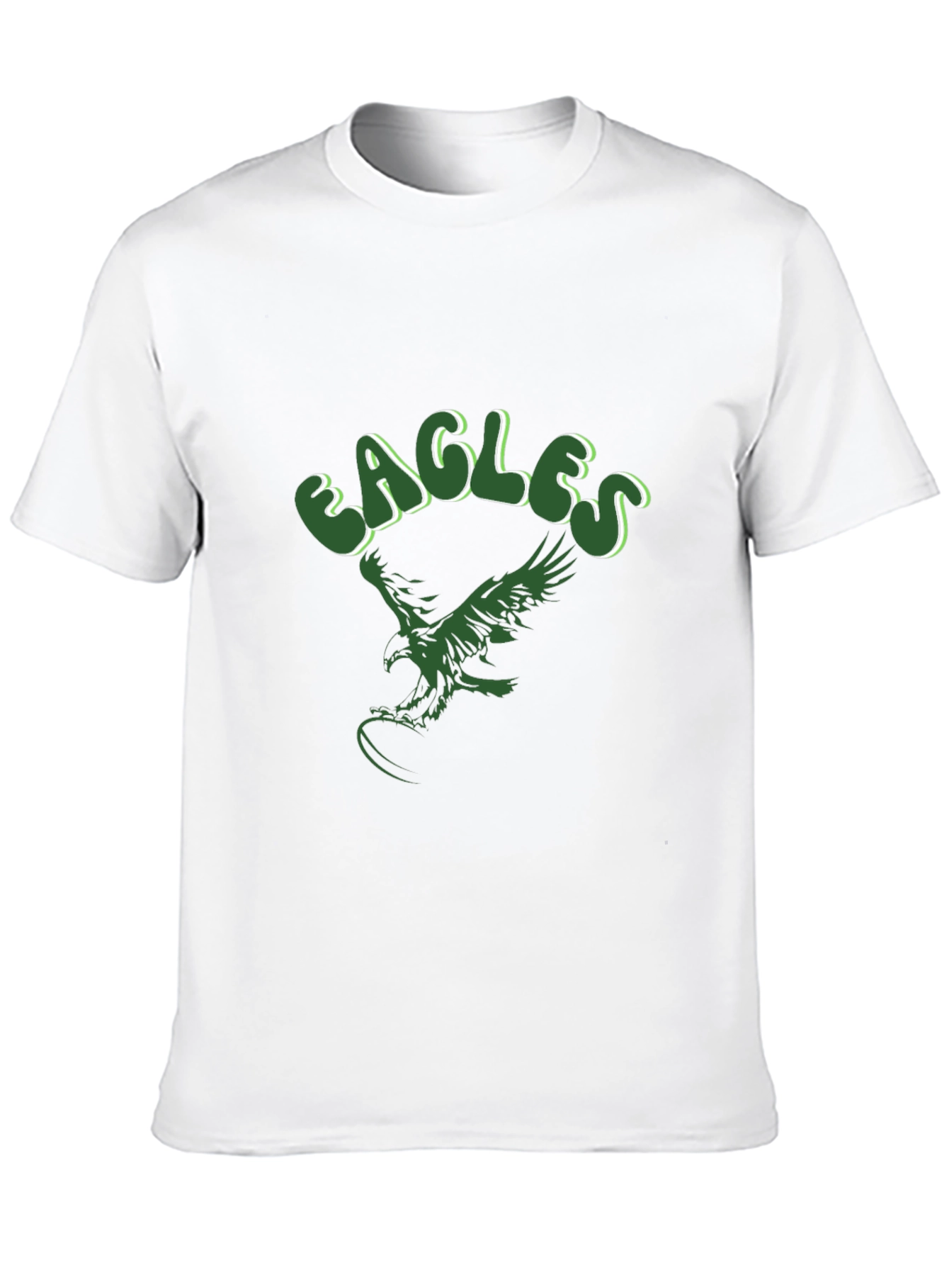 Eagles Graphic T-Shirt - Black Crew Neck Tee