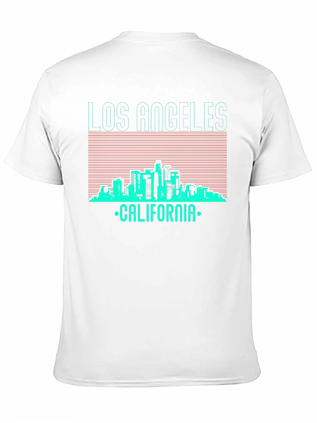 Los Angeles California Skyline Graphic T-Shirt