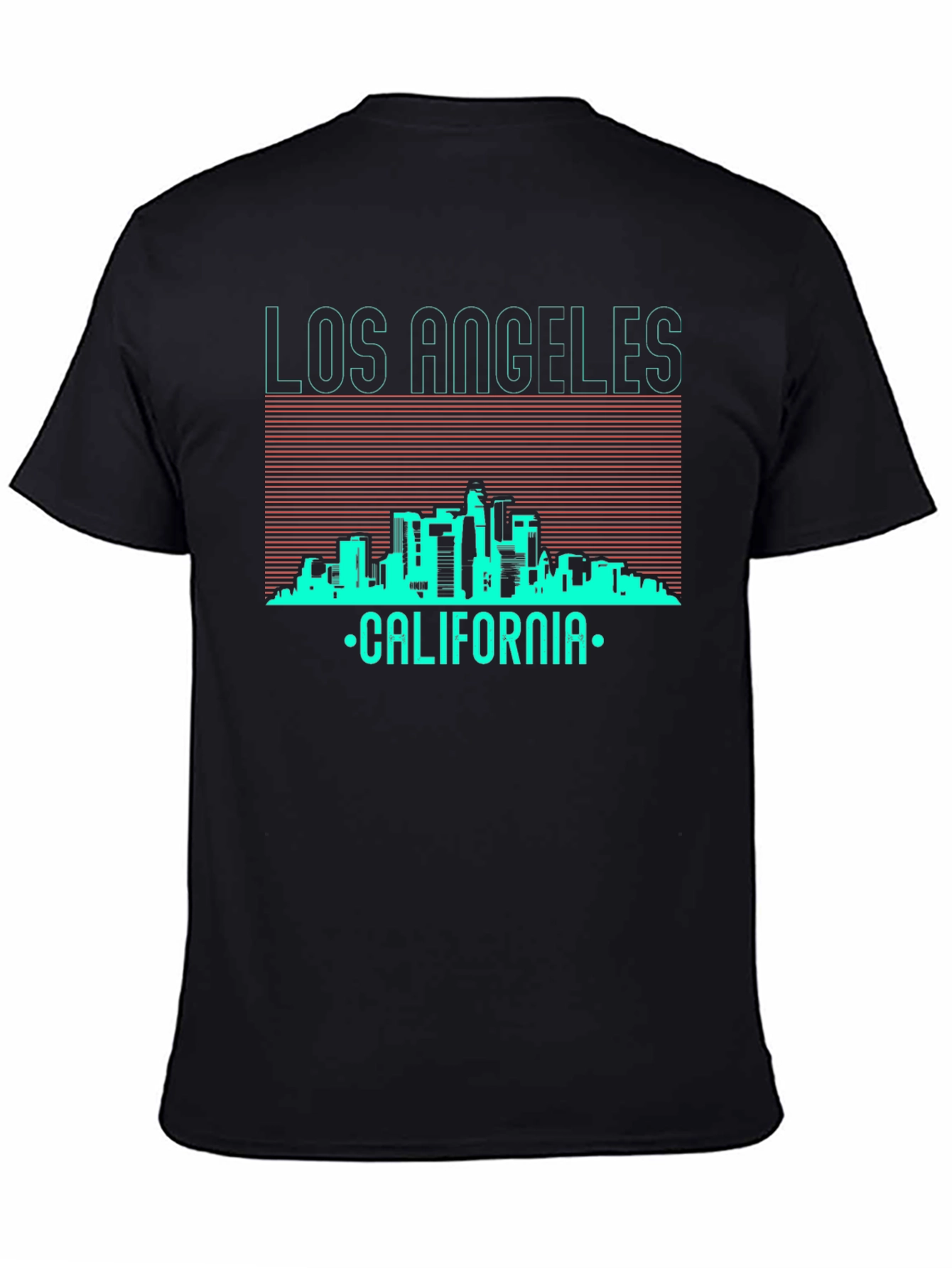 Los Angeles California Skyline Graphic T-Shirt