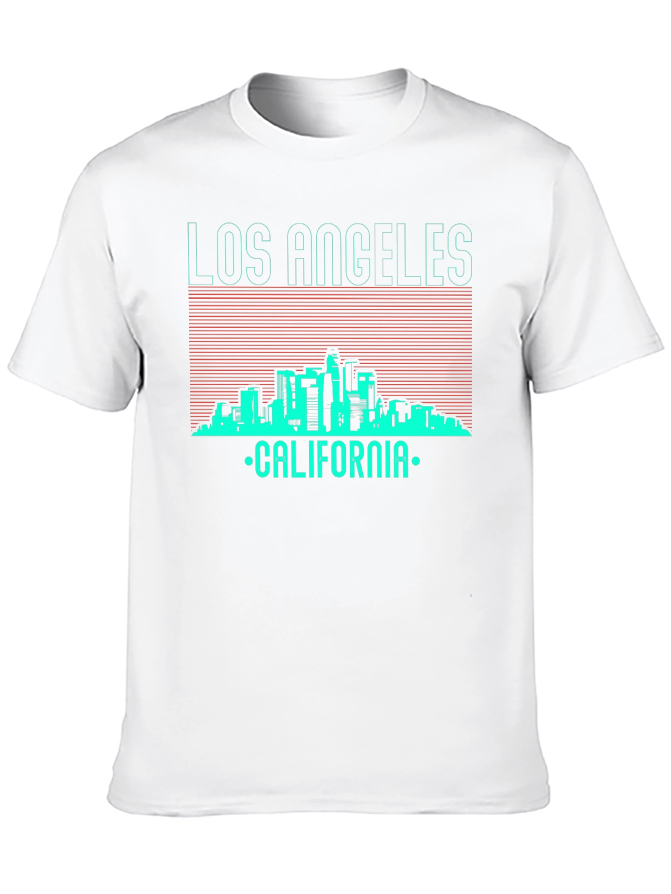 Los Angeles California Skyline Graphic T-Shirt