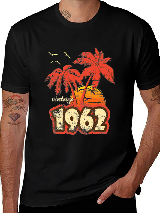 Vintage 1962 Palm Tree Graphic T-Shirt