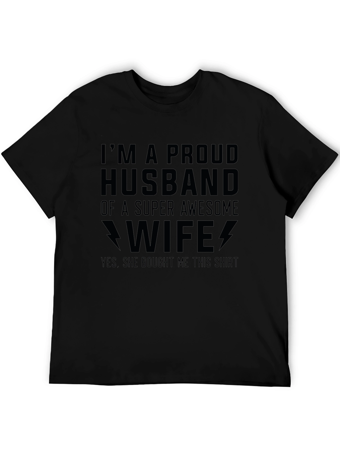 Proud Husband T-Shirt - Awesome Wife Gift