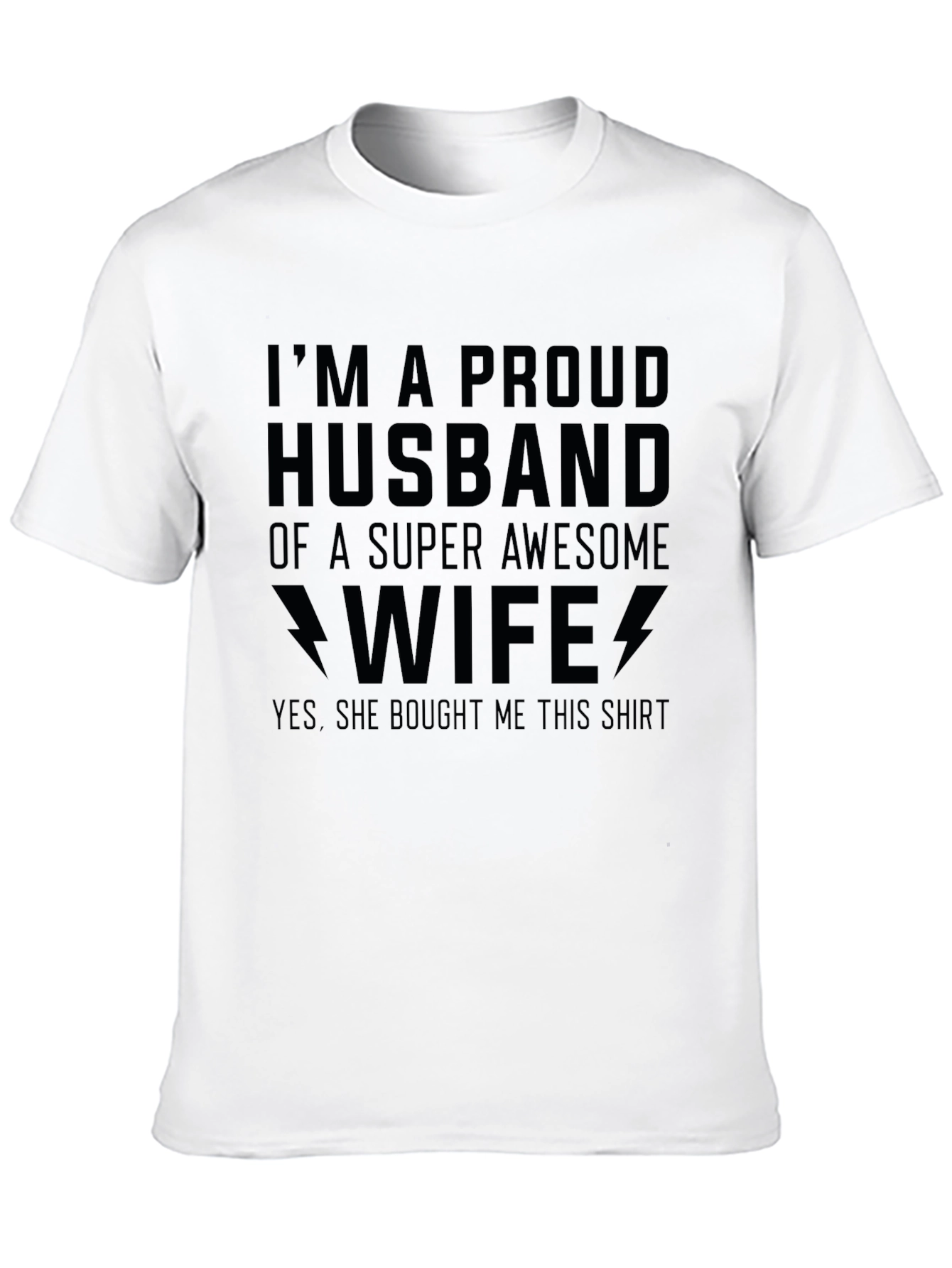 Proud Husband T-Shirt - Awesome Wife Gift