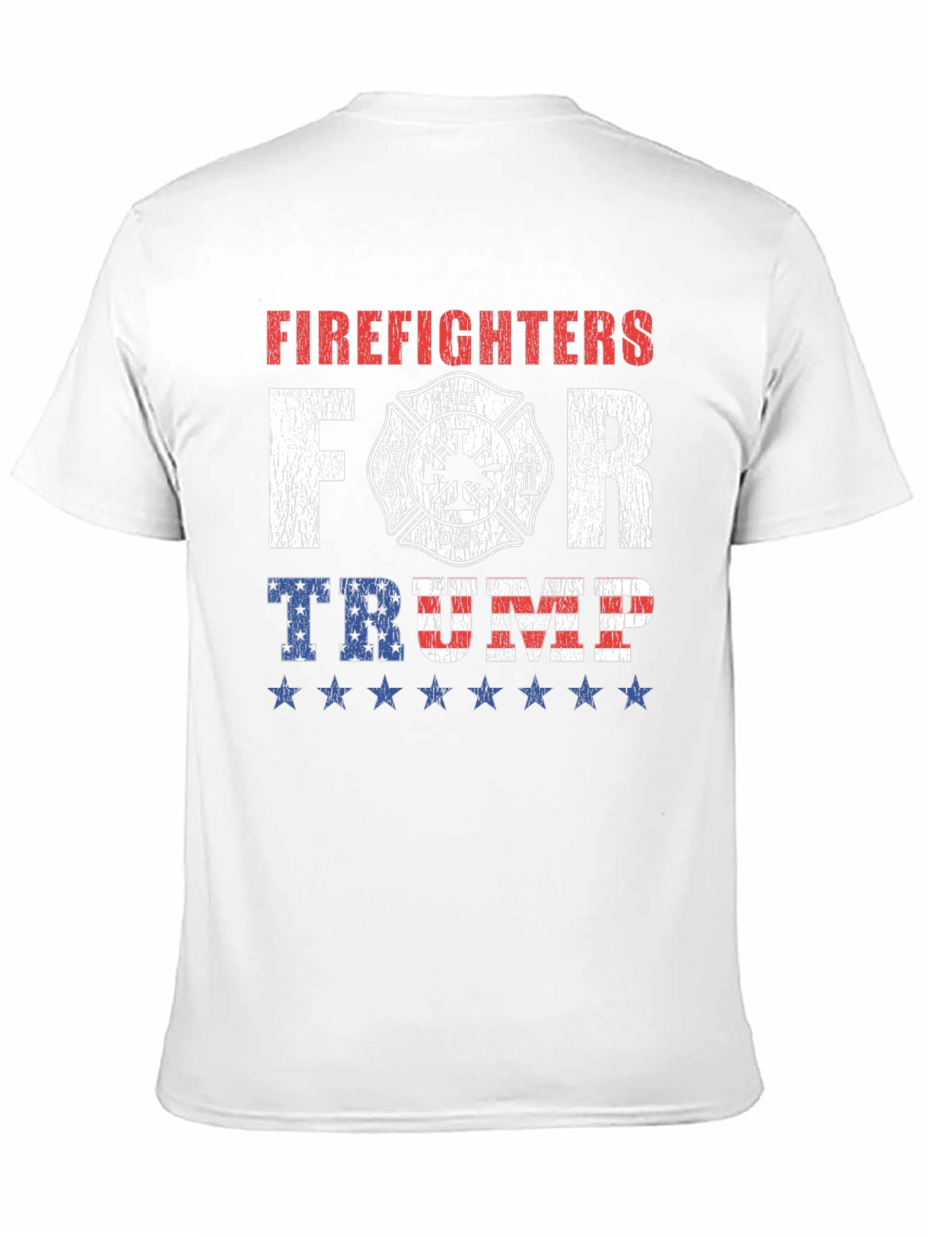 Firefighters For Trump Graphic T-Shirt
