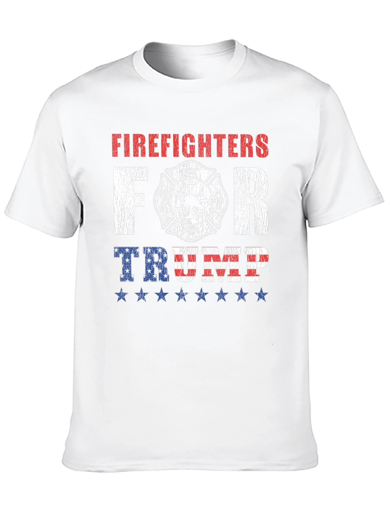 Firefighters For Trump Graphic T-Shirt