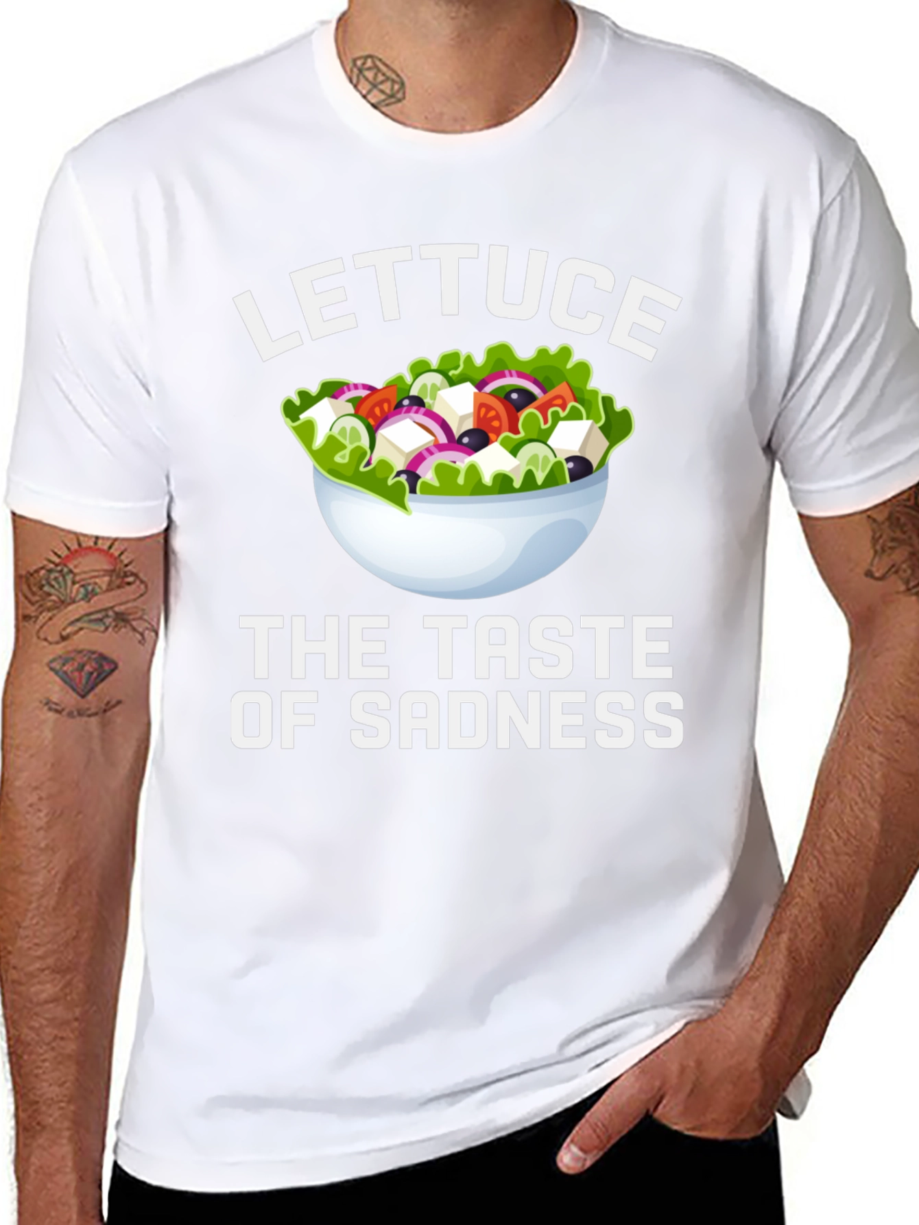 Lettuce Taste of Sadness Graphic T-Shirt
