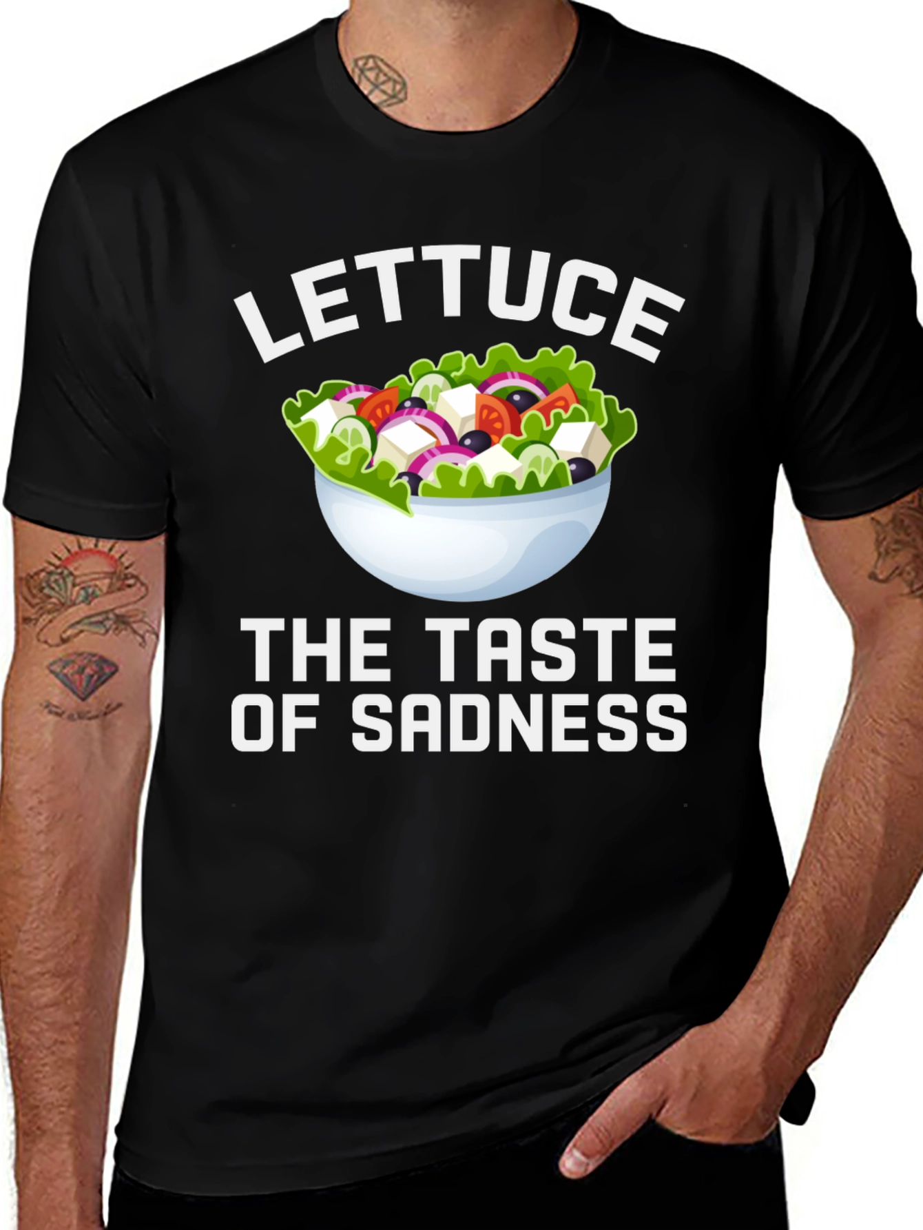 Lettuce Taste of Sadness Graphic T-Shirt