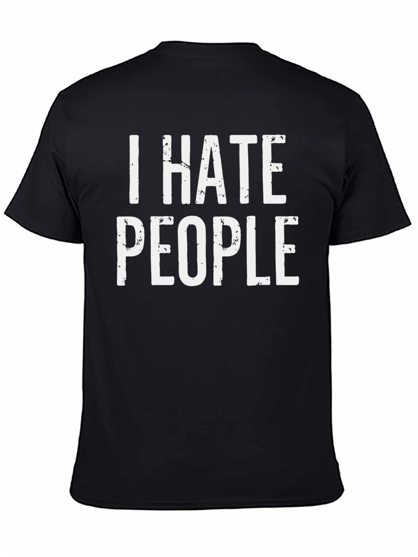 I Hate People Graphic Tee - Black T-Shirt