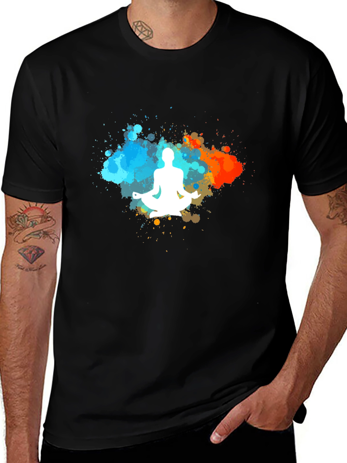 Yoga Meditation T-Shirt - Stylish Graphic Tee