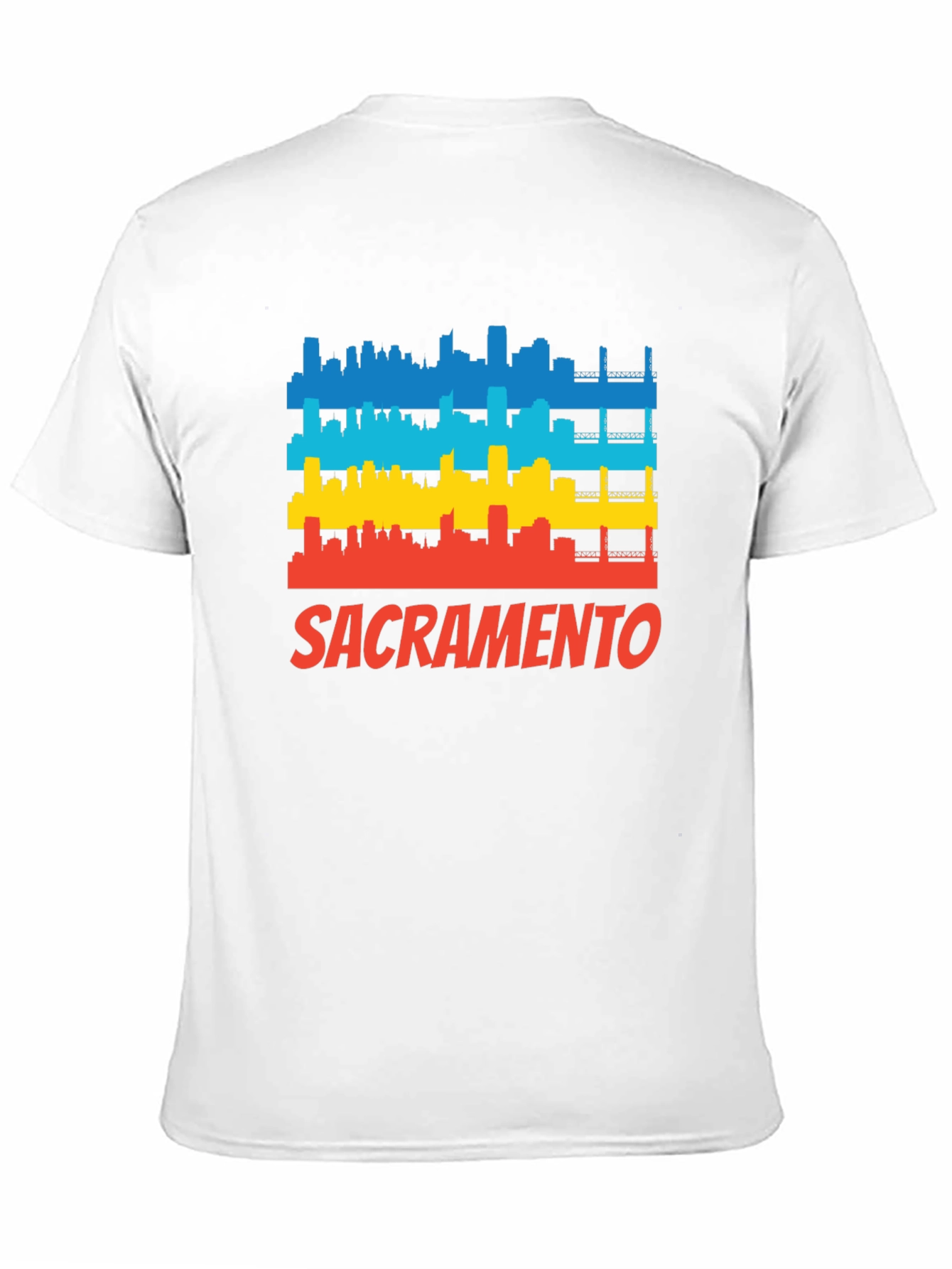 Sacramento Skyline T-Shirt - Bold Graphic Tee