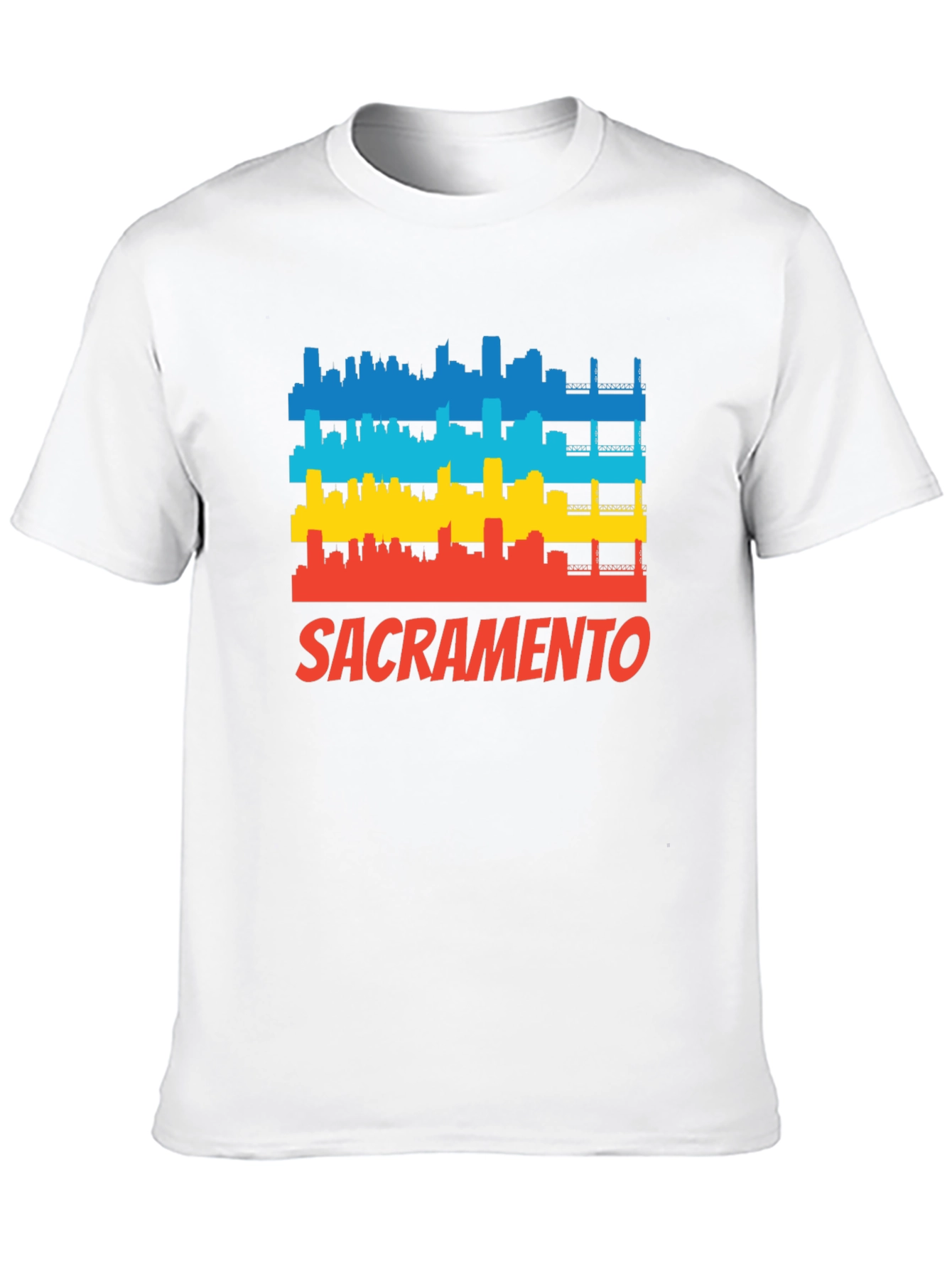 Sacramento Skyline T-Shirt - Bold Graphic Tee