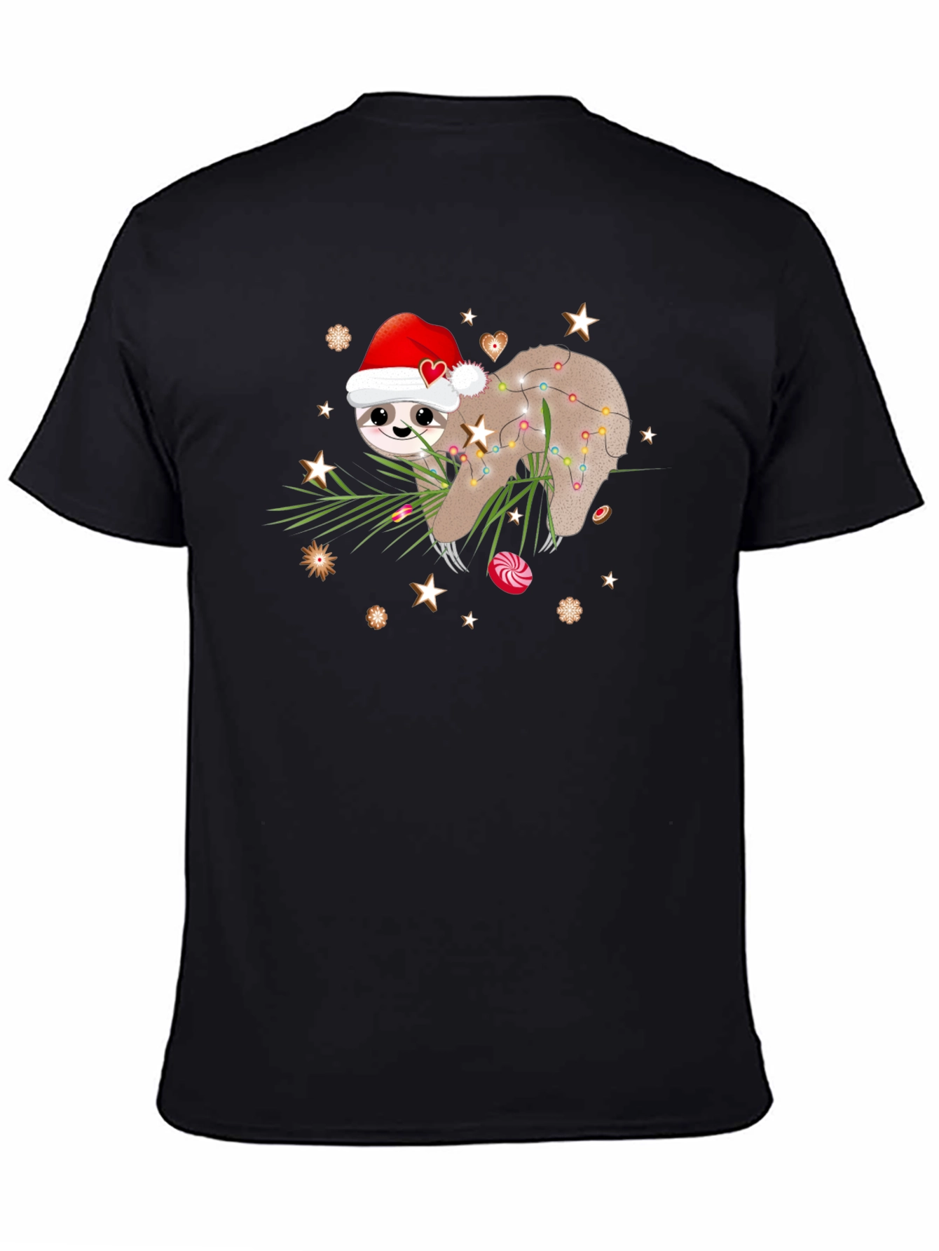 Festive Sloth Christmas T-Shirt